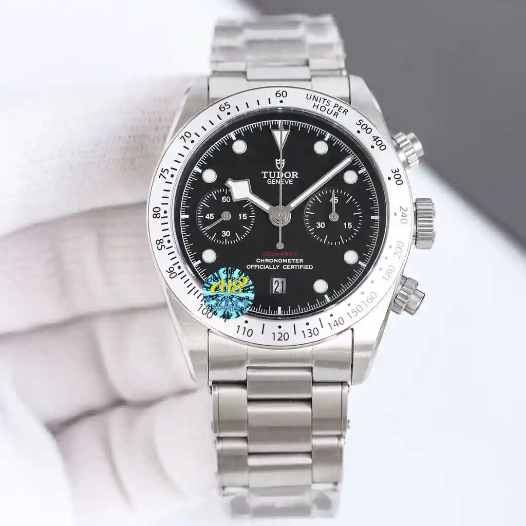 General Watches Tudor Tu@rudder watch men's watch with original fully automatic mechanical movement top 316 stainless steel case strap mineral super mirror diameter 41mm KK012500 view 9