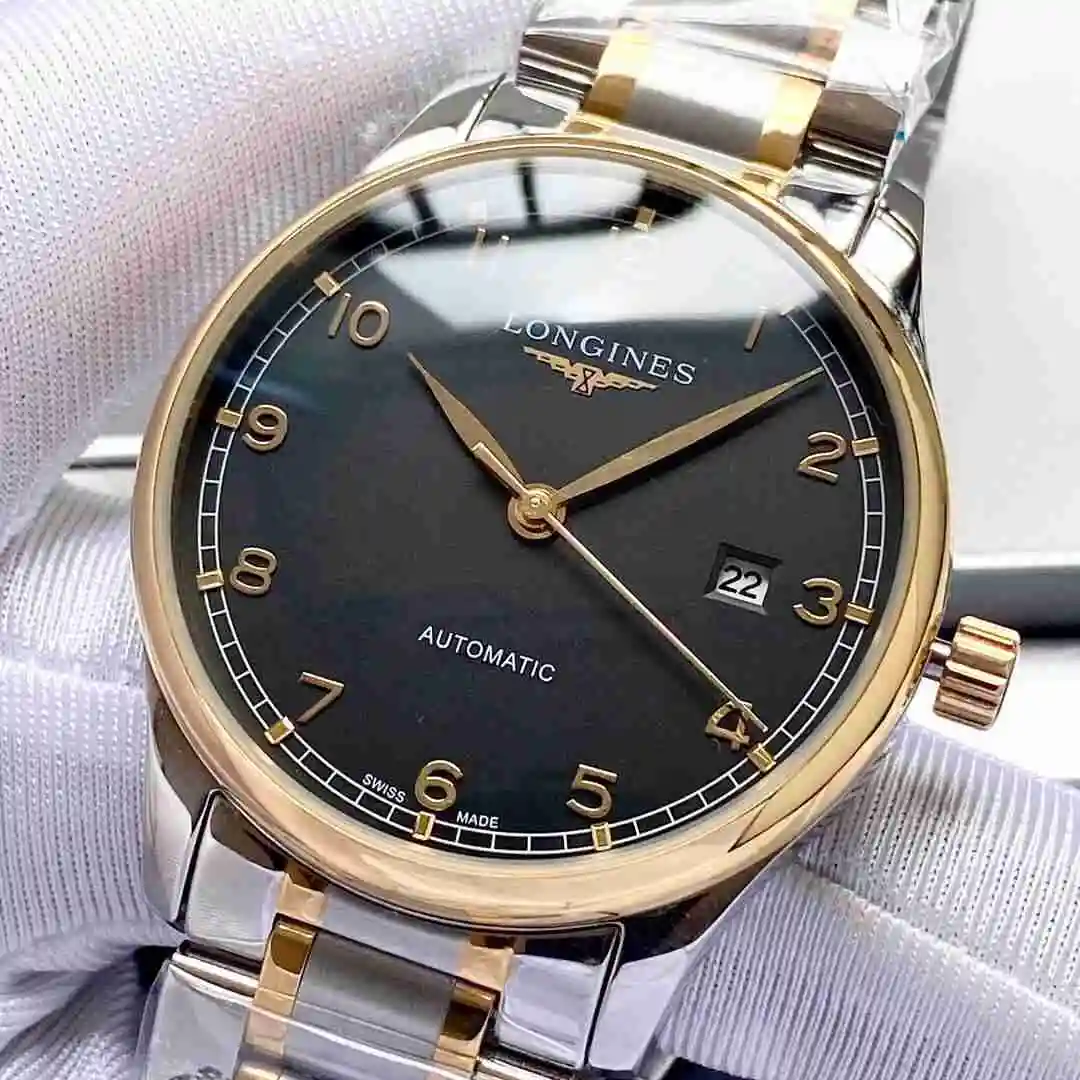 General Watches Longines Watch Men's Watch Paired with Original Fully Automatic Mechanical Movement Top grade 316 Precision Steel Case with Mineral Super Strong Mirror Diameter 40mm KK04250 view 5