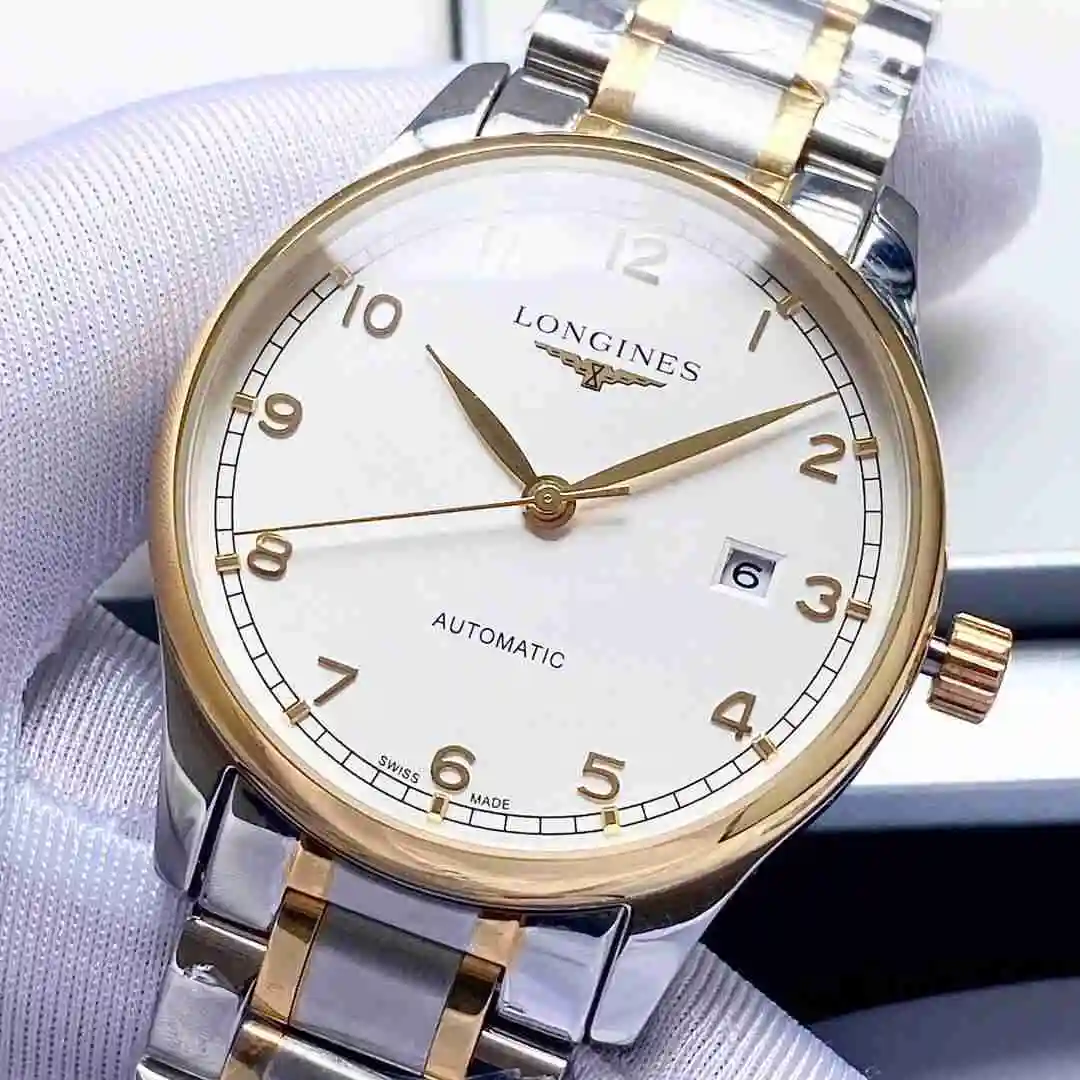General Watches Longines Watch Men's Watch Paired with Original Fully Automatic Mechanical Movement Top grade 316 Precision Steel Case with Mineral Super Strong Mirror Diameter 40mm KK04250 view 6