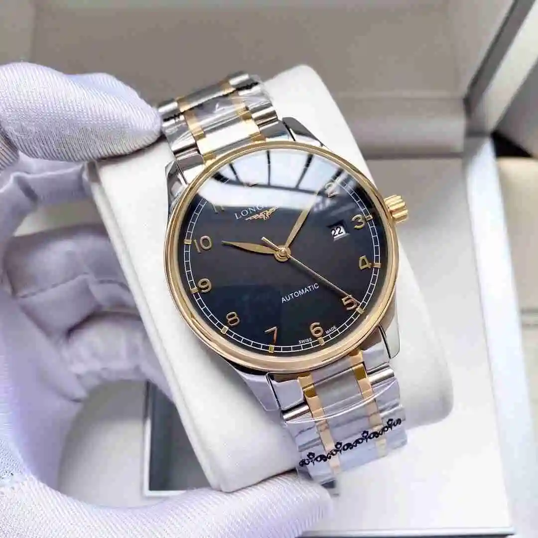 General Watches Longines Watch Men's Watch Paired with Original Fully Automatic Mechanical Movement Top grade 316 Precision Steel Case with Mineral Super Strong Mirror Diameter 40mm KK04250 view 9