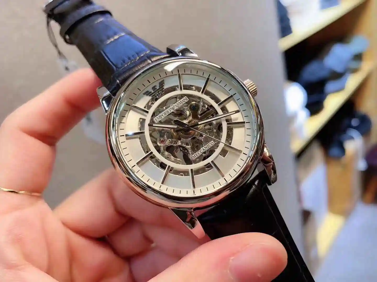 General Watches Armani Watch Men's Watch Paired with Original Fully Automatic Mechanical Movement Top Grade 316 Precision Steel Case with Mineral Super Strong Mirror Diameter 40mm KK03050 2 view 4
