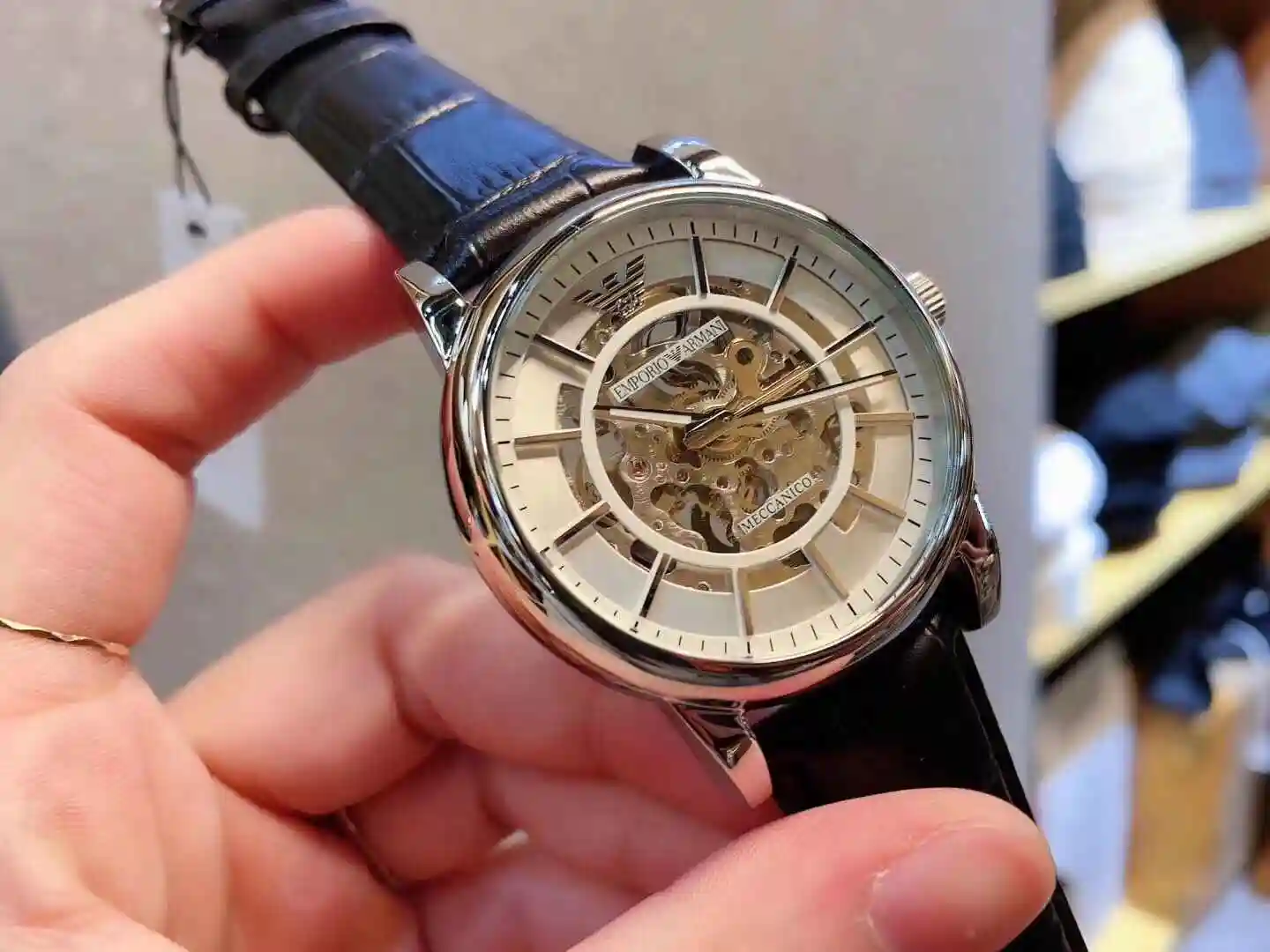 General Watches Armani Watch Men's Watch Paired with Original Fully Automatic Mechanical Movement Top Grade 316 Precision Steel Case with Mineral Super Strong Mirror Diameter 40mm KK03050 2 view 5