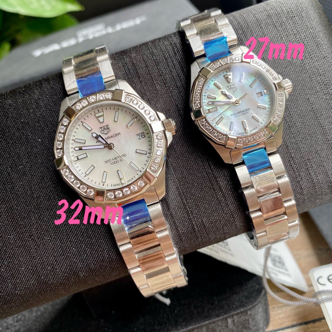TAG Heuer Aquaracer Mother of Pearl Dial Quartz Watch view 1