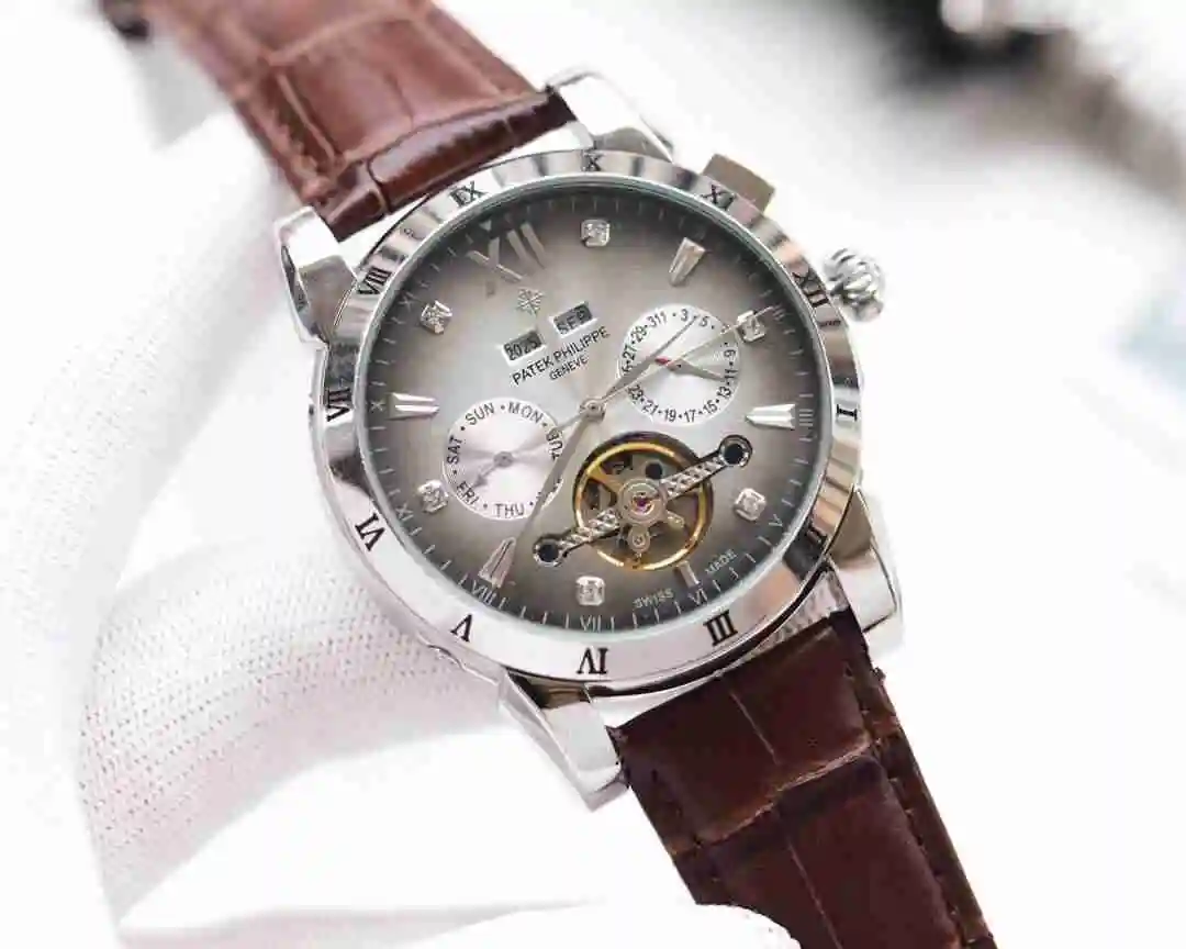 General Watches Patek Philippe Watch Men's Watch Paired with Original Fully Automatic Mechanical Movement Top Grade 316 Precision Steel Case Case with Mineral Super Strong Mirror Diameter 42mm KK04150 view 5