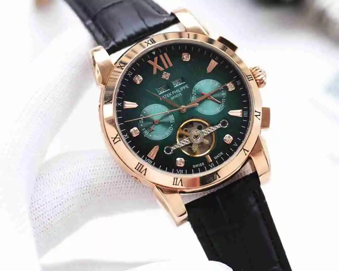 General Watches Patek Philippe Watch Men's Watch Paired with Original Fully Automatic Mechanical Movement Top Grade 316 Precision Steel Case Case with Mineral Super Strong Mirror Diameter 42mm KK04150 view 9