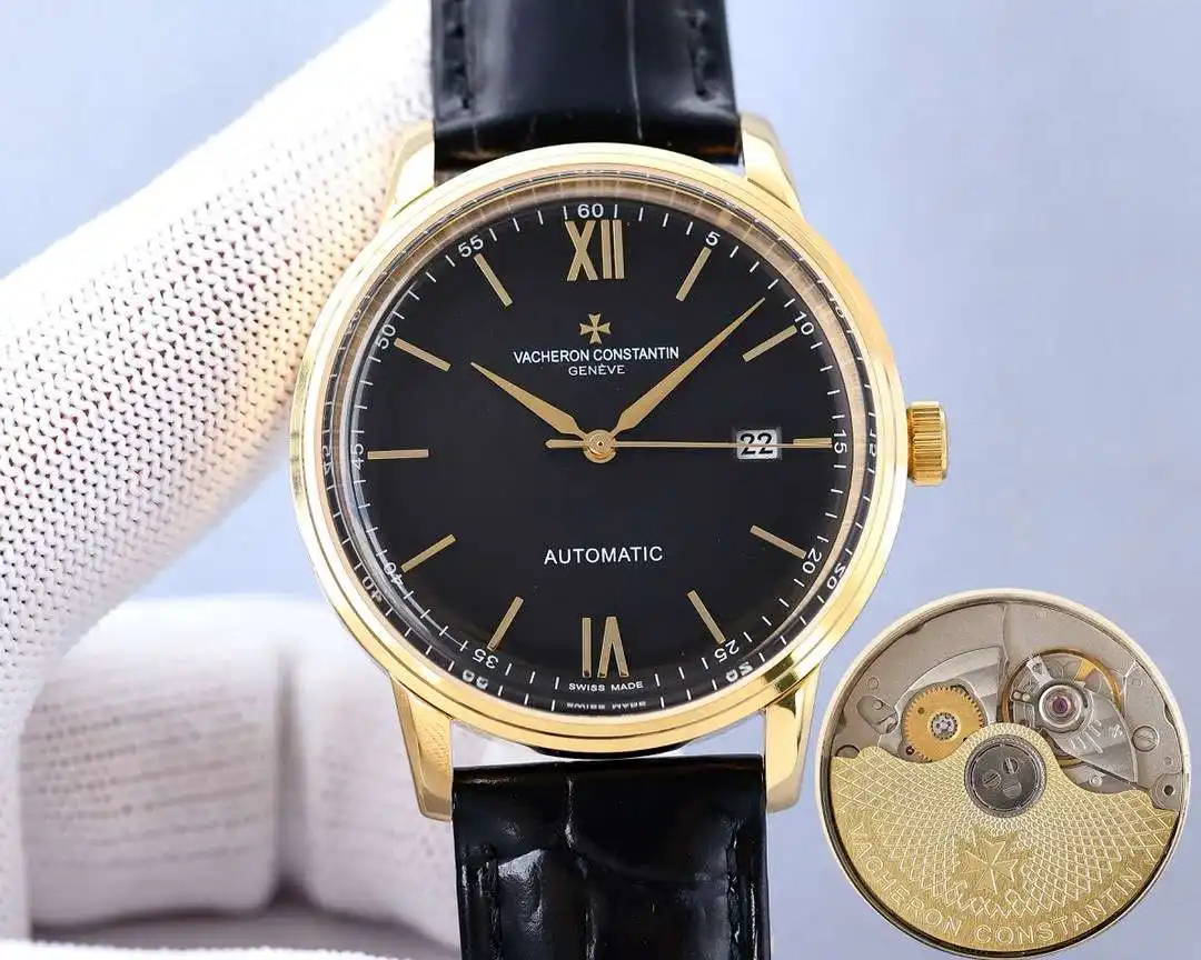 General Watches Vacheron Constantin Watch Jiang@Dun men's watch with original fully automatic mechanical movement, top-grade 316 stainless steel case and strap, mineral super mirror, diameter 40mm KK06550 view 5