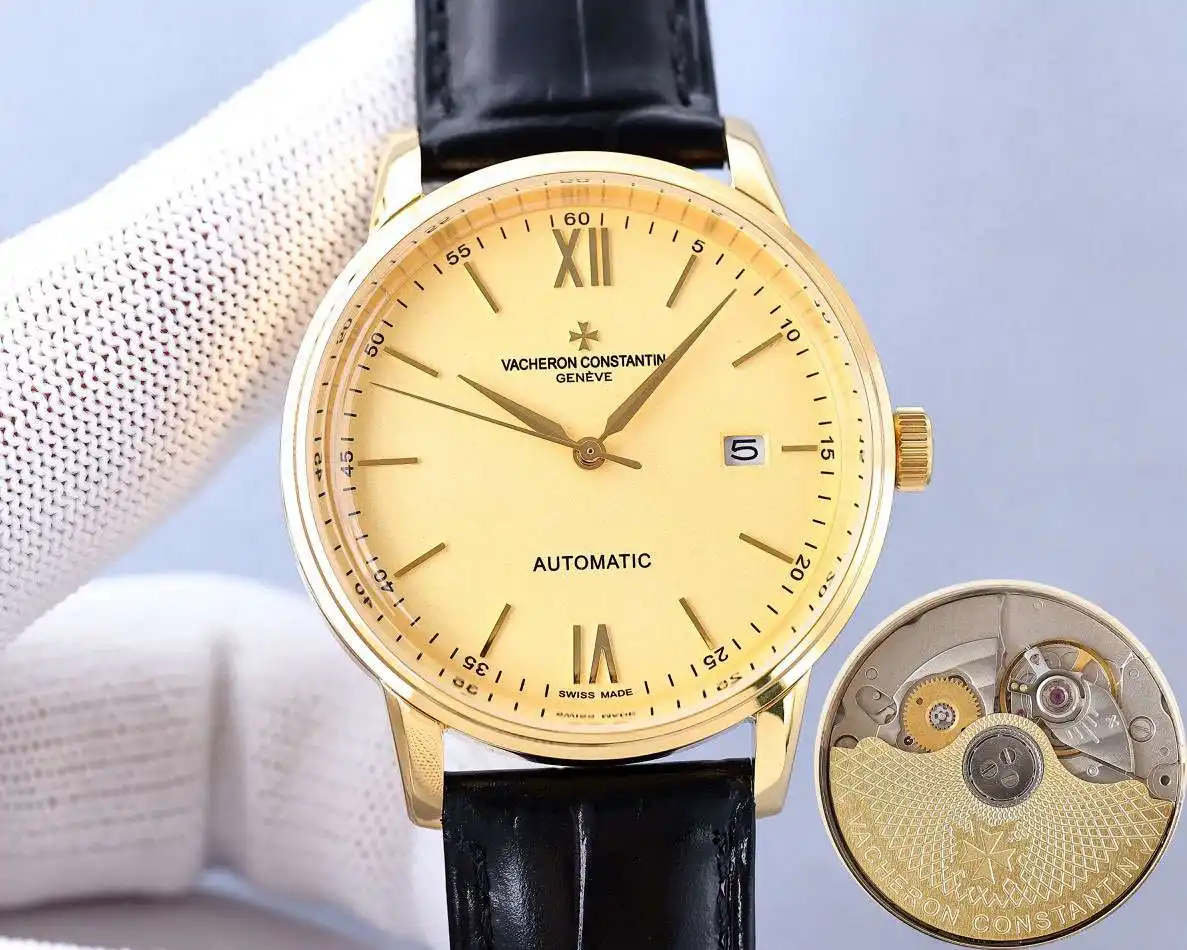 General Watches Vacheron Constantin Watch Jiang@Dun men's watch with original fully automatic mechanical movement, top-grade 316 stainless steel case and strap, mineral super mirror, diameter 40mm KK06550 view 6