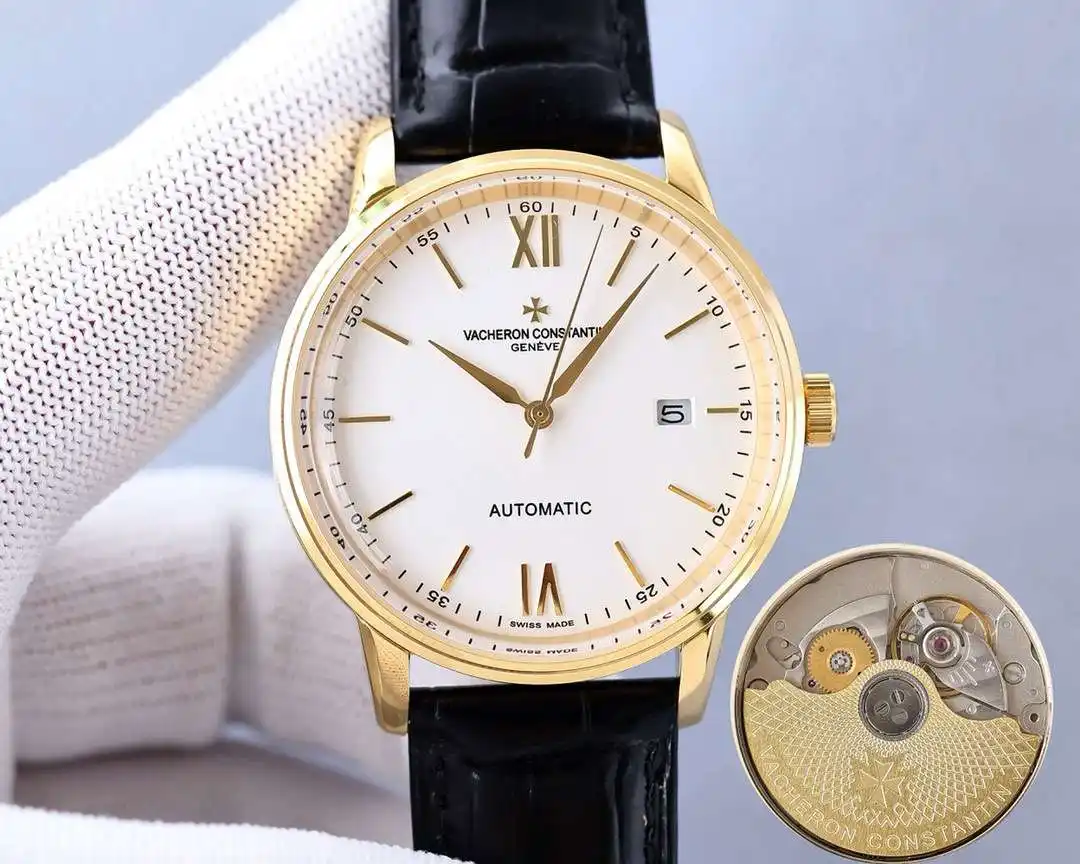 General Watches Vacheron Constantin Watch Jiang@Dun men's watch with original fully automatic mechanical movement, top-grade 316 stainless steel case and strap, mineral super mirror, diameter 40mm KK06550 view 7