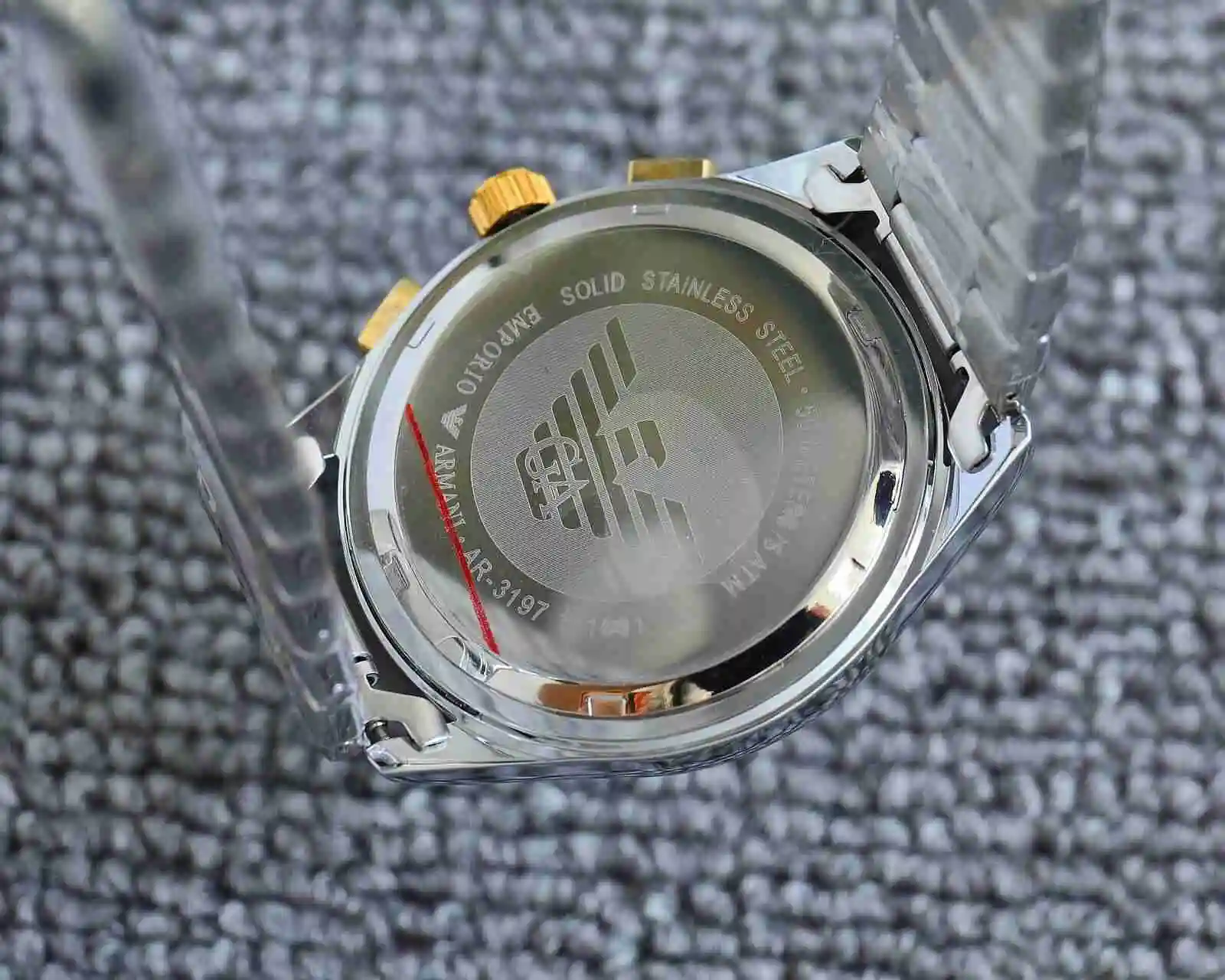 General Watches Armani Watch Men's Watch Paired with Original Fully Automatic Mechanical Movement Top Grade 316 Precision Steel Case with Mineral Super Strong Mirror Diameter 43mm KK02750 view 3