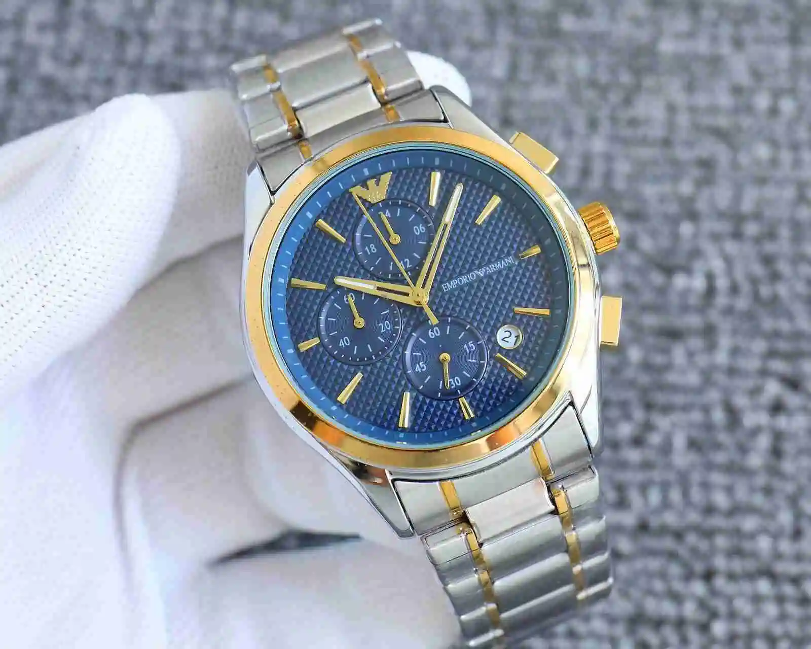 General Watches Armani Watch Men's Watch Paired with Original Fully Automatic Mechanical Movement Top Grade 316 Precision Steel Case with Mineral Super Strong Mirror Diameter 43mm KK02750 view 8