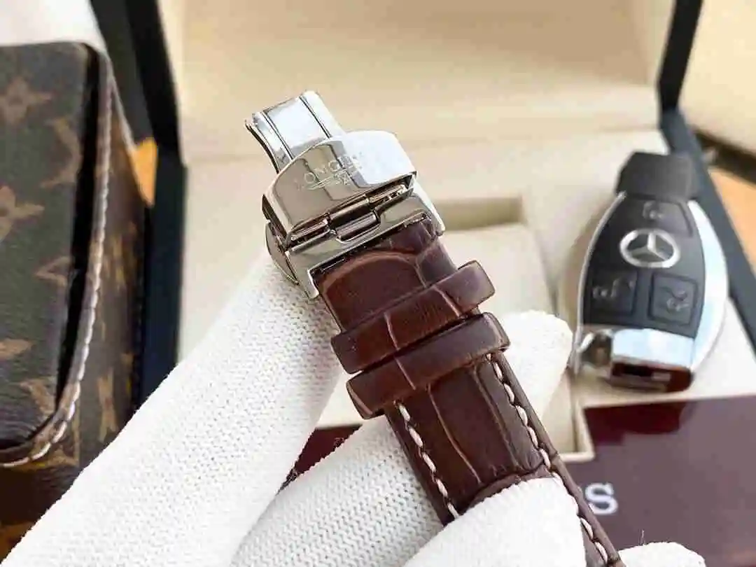 General Watches Longines Watch Men's Watch Paired with Original Fully Automatic Mechanical Movement Top Grade 316 Precision Steel Case with Mineral Super Strong Mirror Diameter 40mm KK03050 view 2