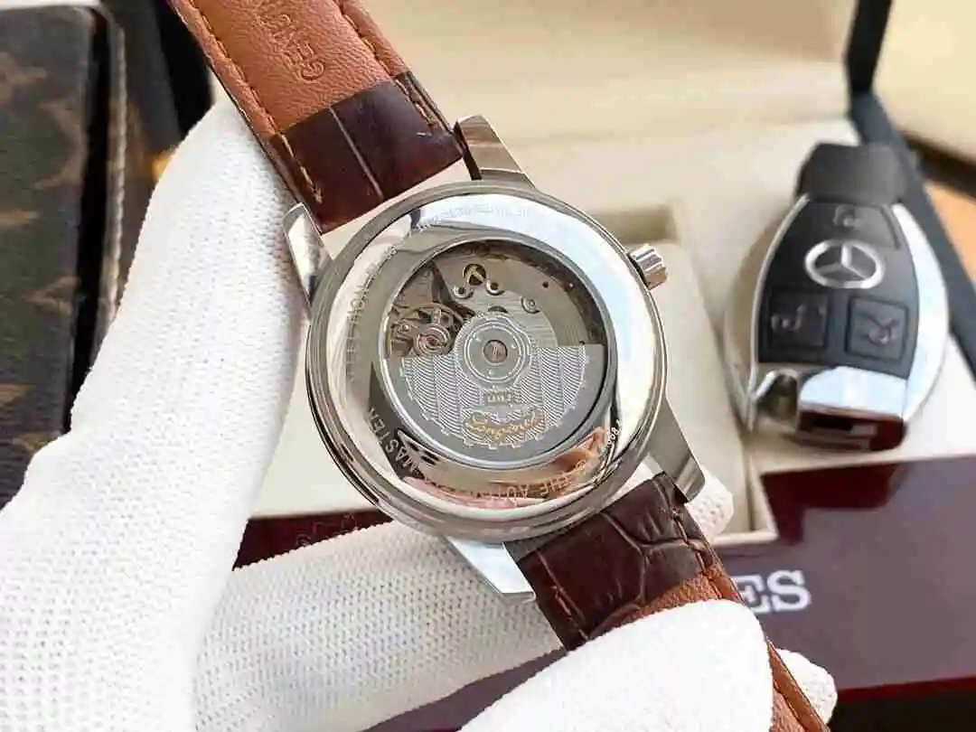 General Watches Longines Watch Men's Watch Paired with Original Fully Automatic Mechanical Movement Top Grade 316 Precision Steel Case with Mineral Super Strong Mirror Diameter 40mm KK03050 view 3