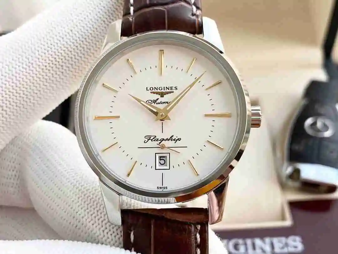 General Watches Longines Watch Men's Watch Paired with Original Fully Automatic Mechanical Movement Top Grade 316 Precision Steel Case with Mineral Super Strong Mirror Diameter 40mm KK03050 view 7