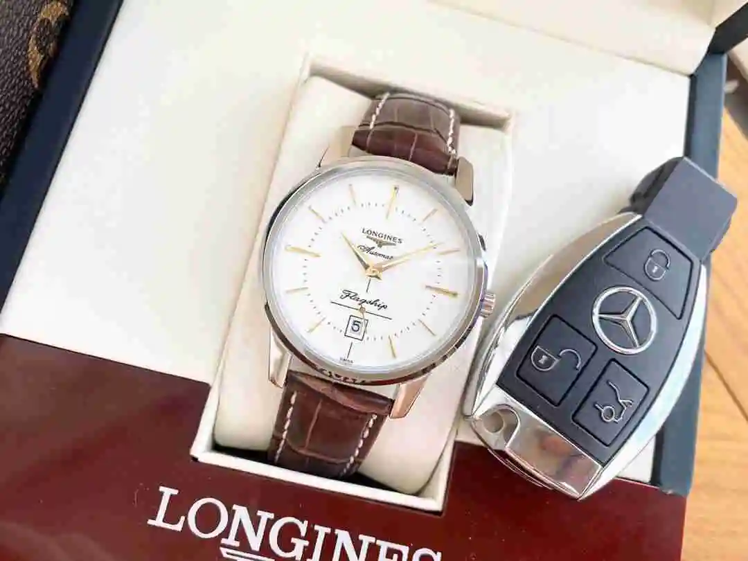 General Watches Longines Watch Men's Watch Paired with Original Fully Automatic Mechanical Movement Top Grade 316 Precision Steel Case with Mineral Super Strong Mirror Diameter 40mm KK03050 view 8