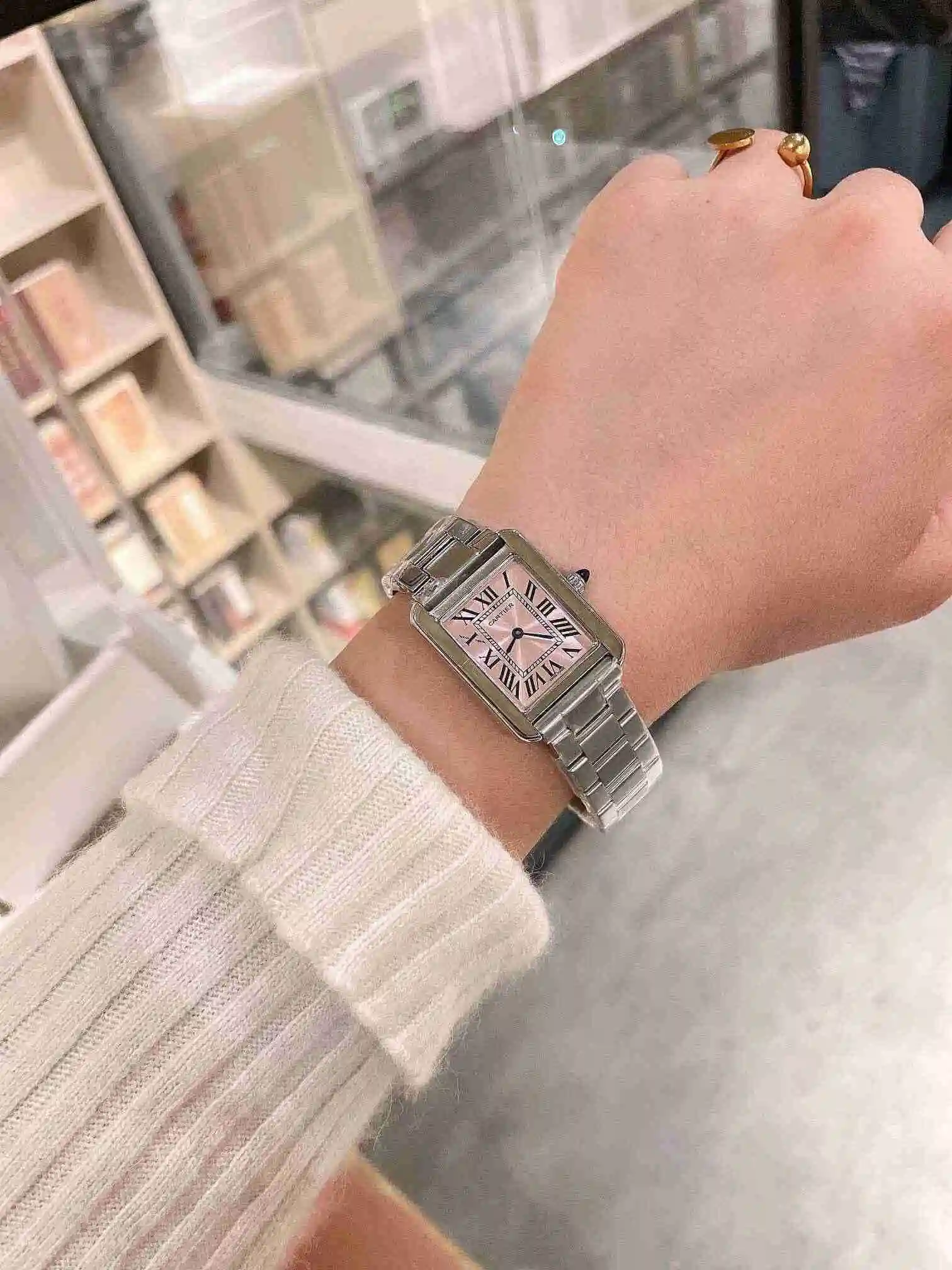 General Watches Cartier Watch Couple Pairing with Original Fully Automatic Mechanical Movement Top Grade 316 Precision Steel Case with Mineral Super Strong Mirror Diameter Male 34mmX27mm KK03250 view 6