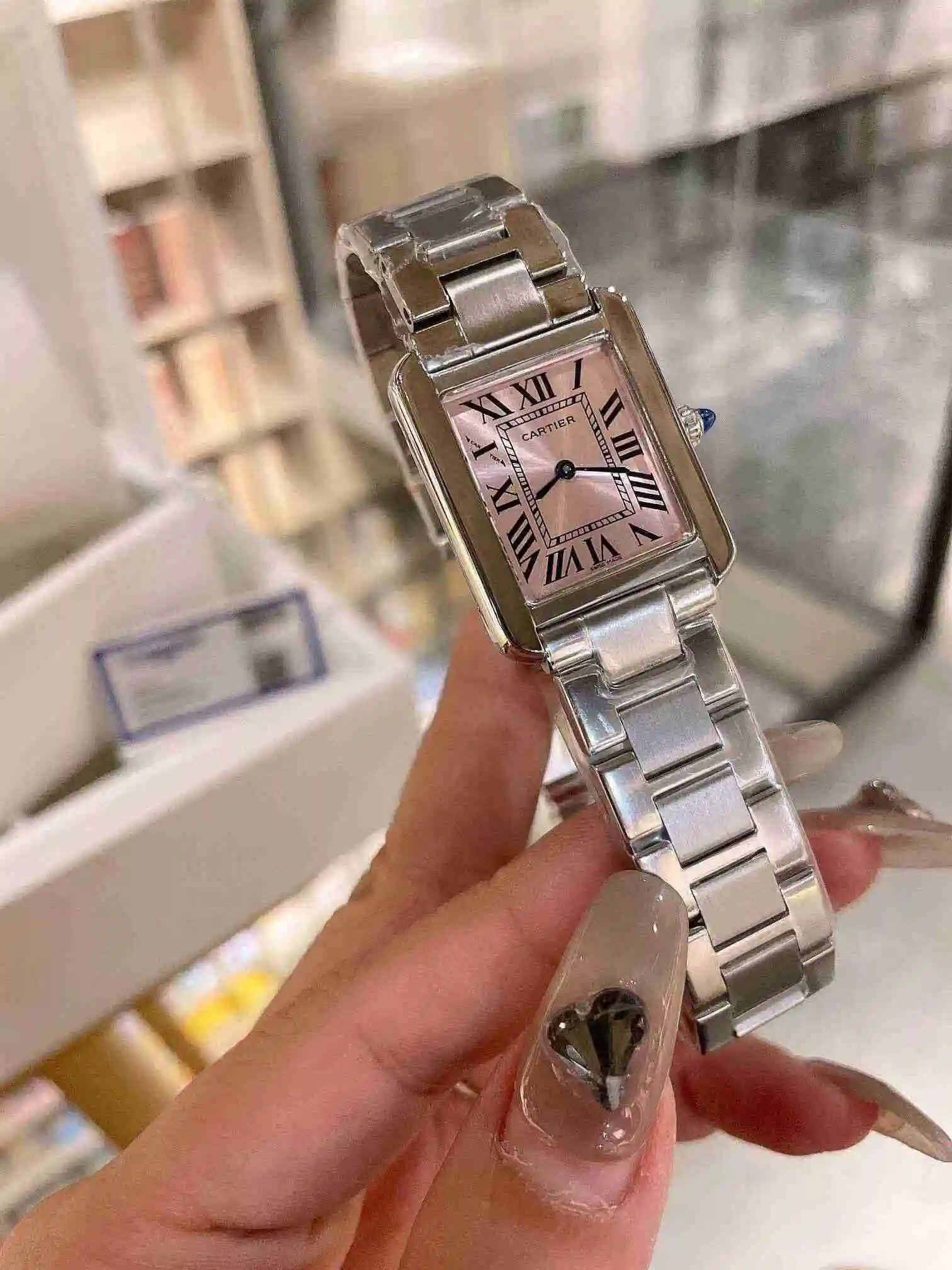 General Watches Cartier Watch Couple Pairing with Original Fully Automatic Mechanical Movement Top Grade 316 Precision Steel Case with Mineral Super Strong Mirror Diameter Male 34mmX27mm KK03250 view 8