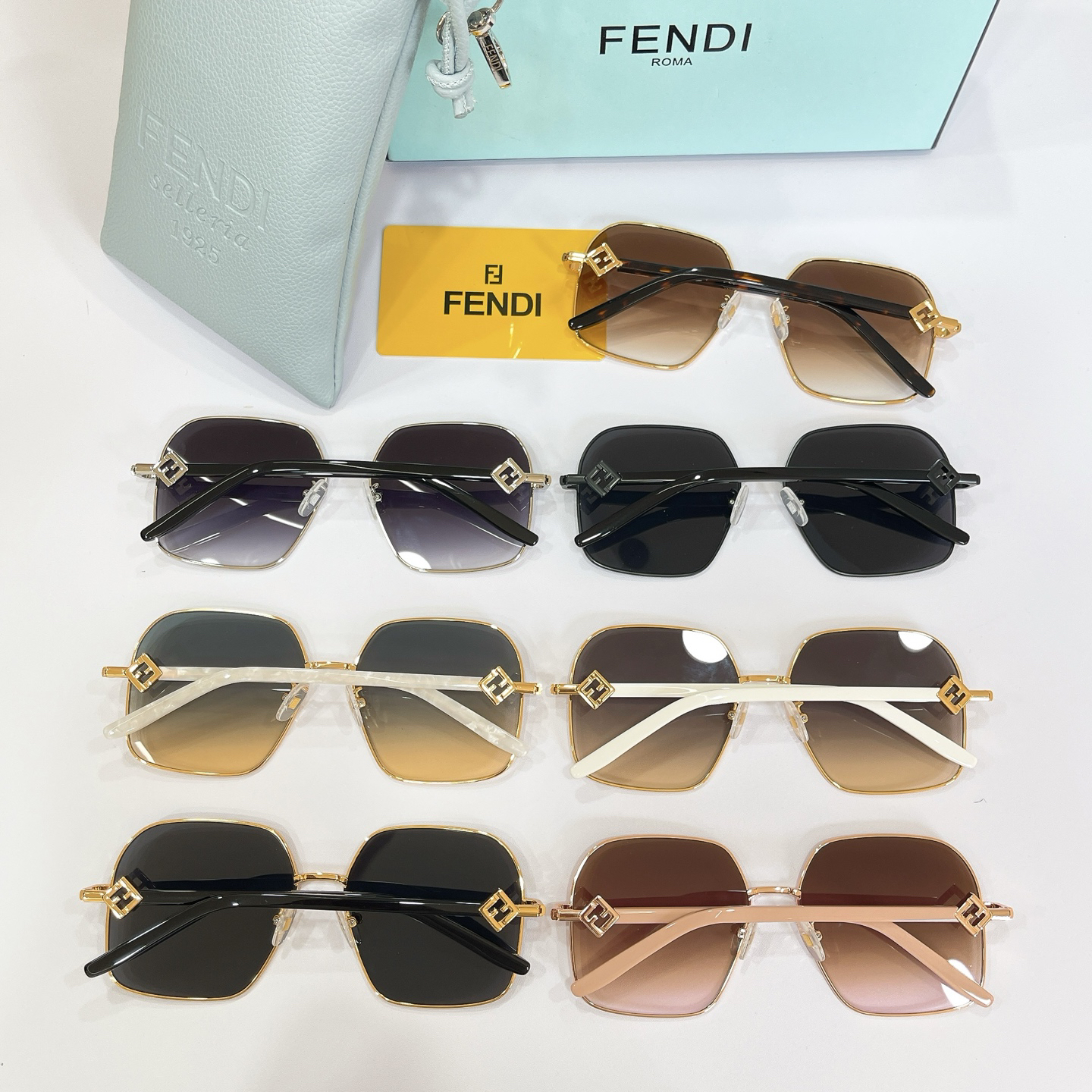 Fendi EL:FE40218U Size 58-15-140 Sunglasses view 9