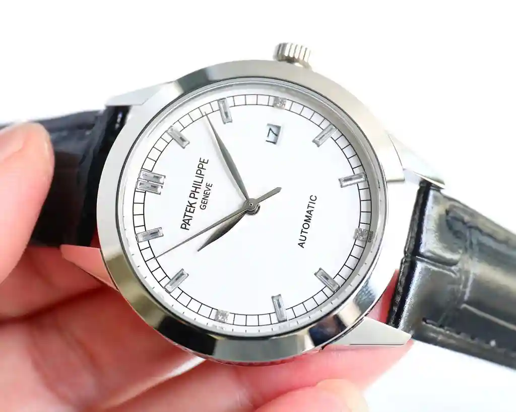 General Watches Patek Philippe Patek@Philippe watch men's watch with original fully automatic mechanical movement top 316 stainless steel case strap mineral super mirror diameter 40mm KK010500 view 7