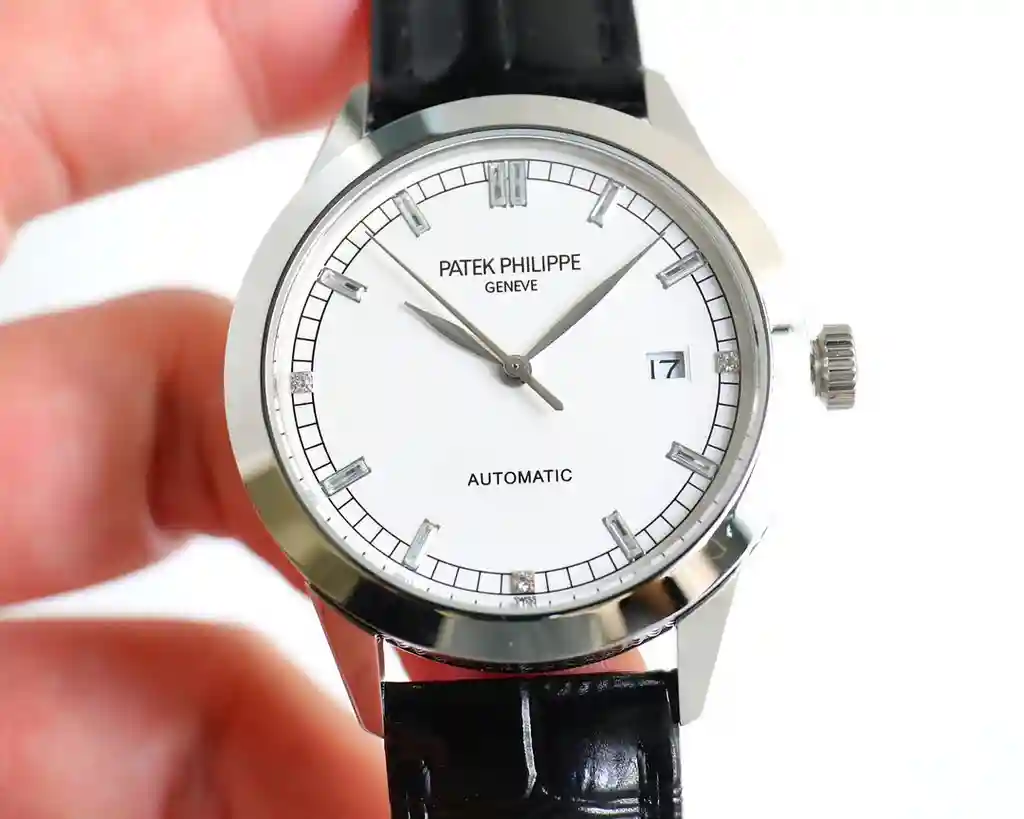 General Watches Patek Philippe Patek@Philippe watch men's watch with original fully automatic mechanical movement top 316 stainless steel case strap mineral super mirror diameter 40mm KK010500 view 9
