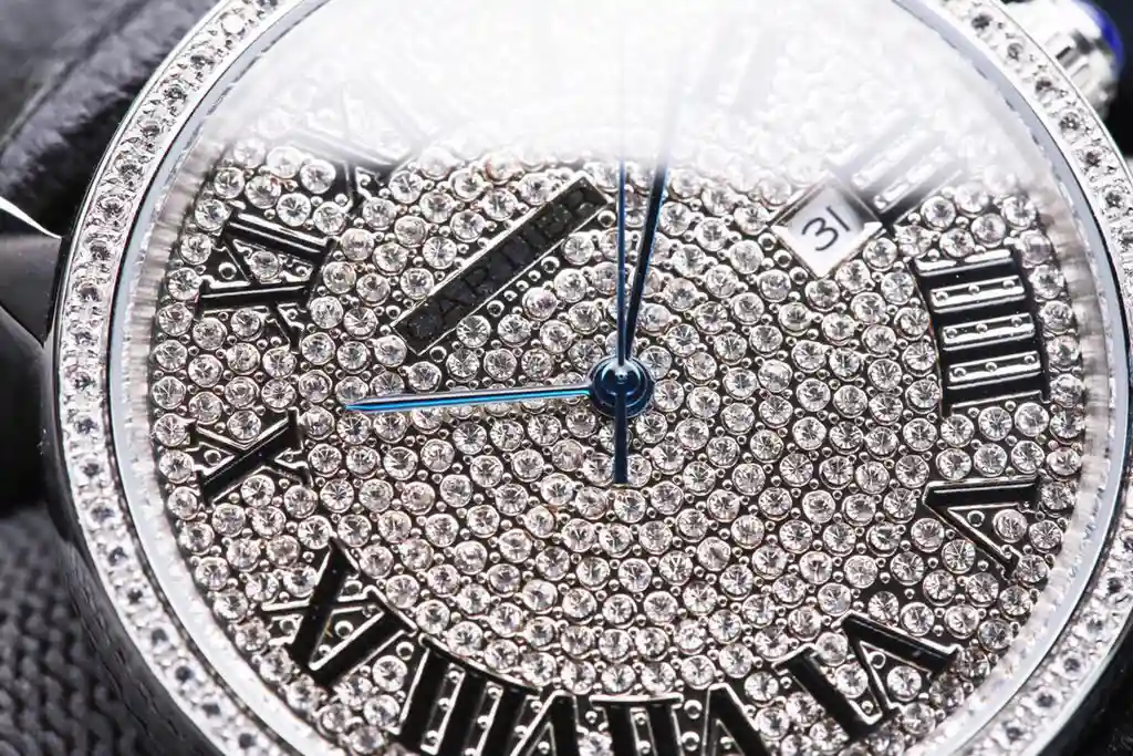 General Watches Cartier KA@DIYA men's watch with original fully automatic mechanical movement, top-grade 316 stainless steel case and strap, mineral super mirror, diameter 42mm KK06450 view 7