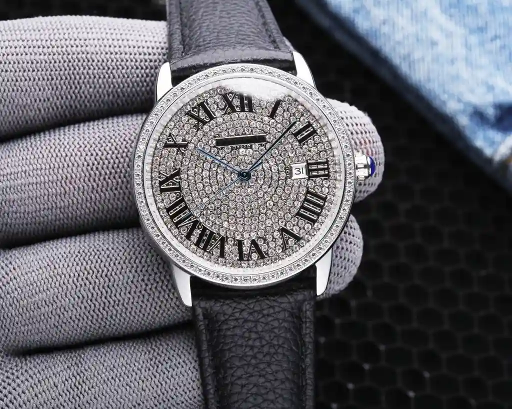 General Watches Cartier KA@DIYA men's watch with original fully automatic mechanical movement, top-grade 316 stainless steel case and strap, mineral super mirror, diameter 42mm KK06450 view 8