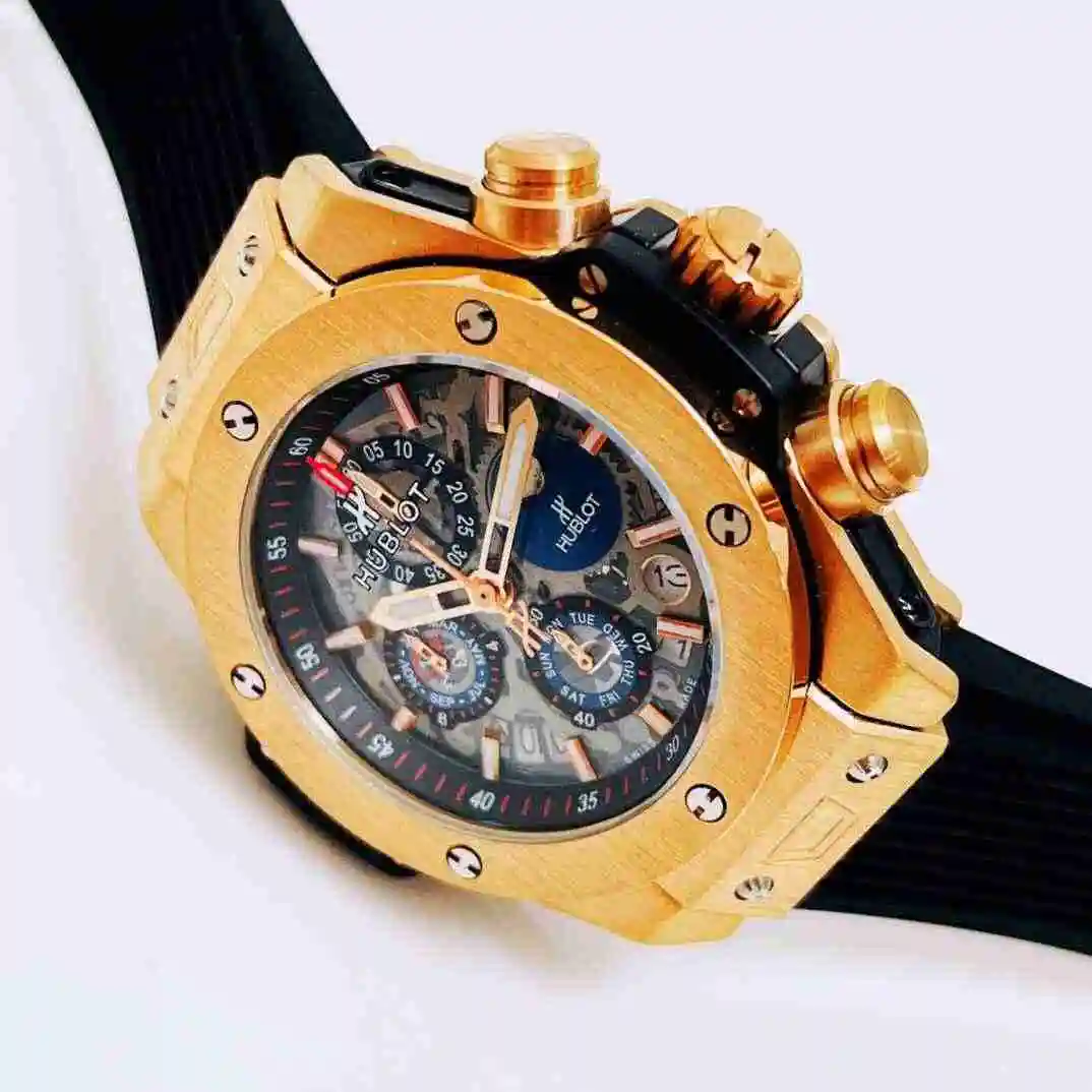 General Watches HUBLOT UBO Watch Men's Watch Paired with Original Fully Automatic Mechanical Movement Top Grade 316 Precision Steel Case with Mineral Super Strong Mirror Diameter 42mm KK04350 view 7
