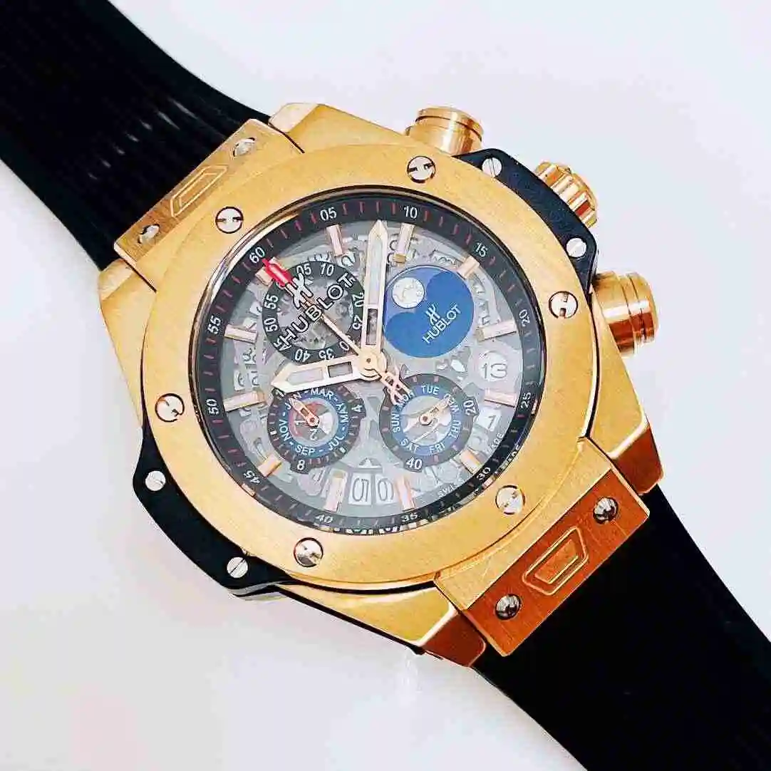 General Watches HUBLOT UBO Watch Men's Watch Paired with Original Fully Automatic Mechanical Movement Top Grade 316 Precision Steel Case with Mineral Super Strong Mirror Diameter 42mm KK04350 view 9