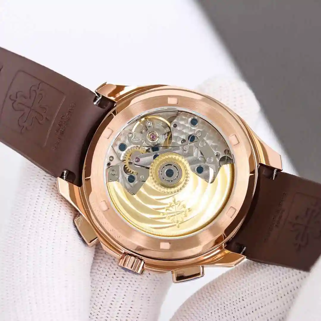 General Watches Patek Philippe Watch Men's Watch Paired with Original Fully Automatic Mechanical Movement Top Grade 316 Precision Steel Case Case with Mineral Super Strong Mirror Diameter 42mm KK view 3