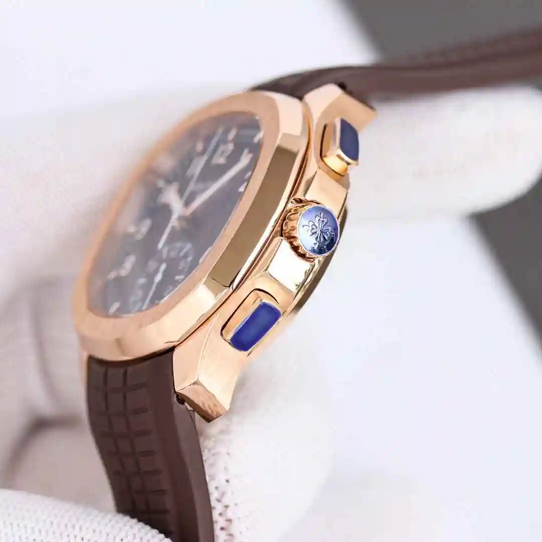 General Watches Patek Philippe Watch Men's Watch Paired with Original Fully Automatic Mechanical Movement Top Grade 316 Precision Steel Case Case with Mineral Super Strong Mirror Diameter 42mm KK view 4