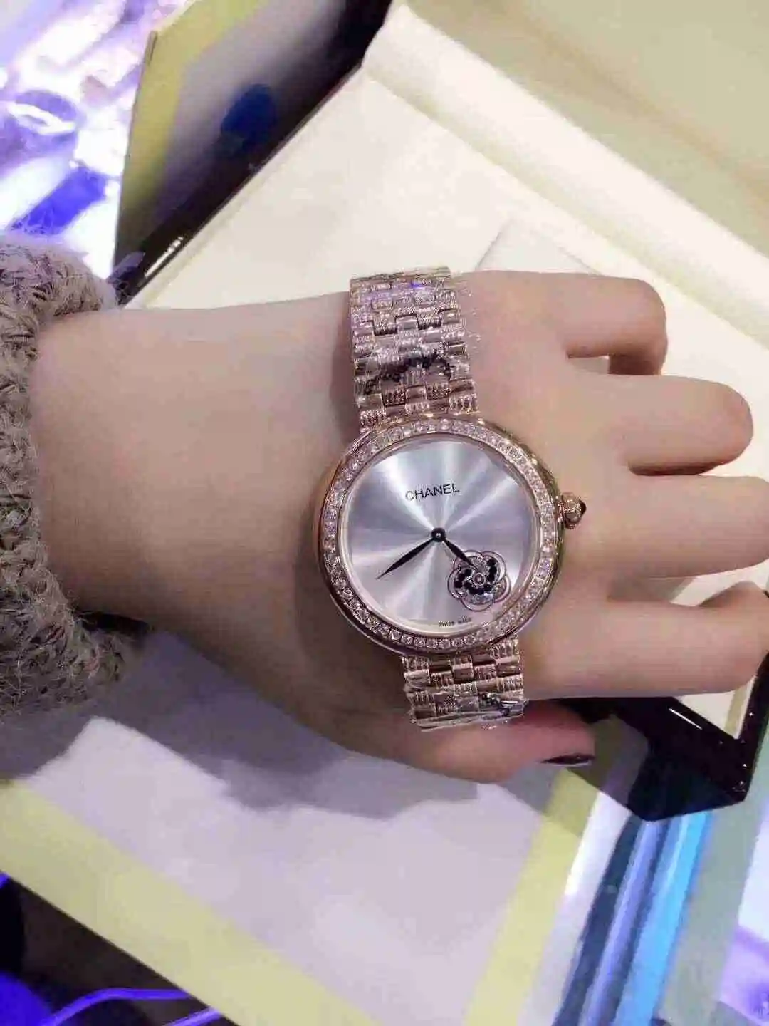 General Watches Chanel Watch Women's Watch Paired with Original Fully Automatic Mechanical Movement Top Grade 316 Precision Steel Case with Mineral Super Strong Mirror Diameter 37mm KK02850 view 6