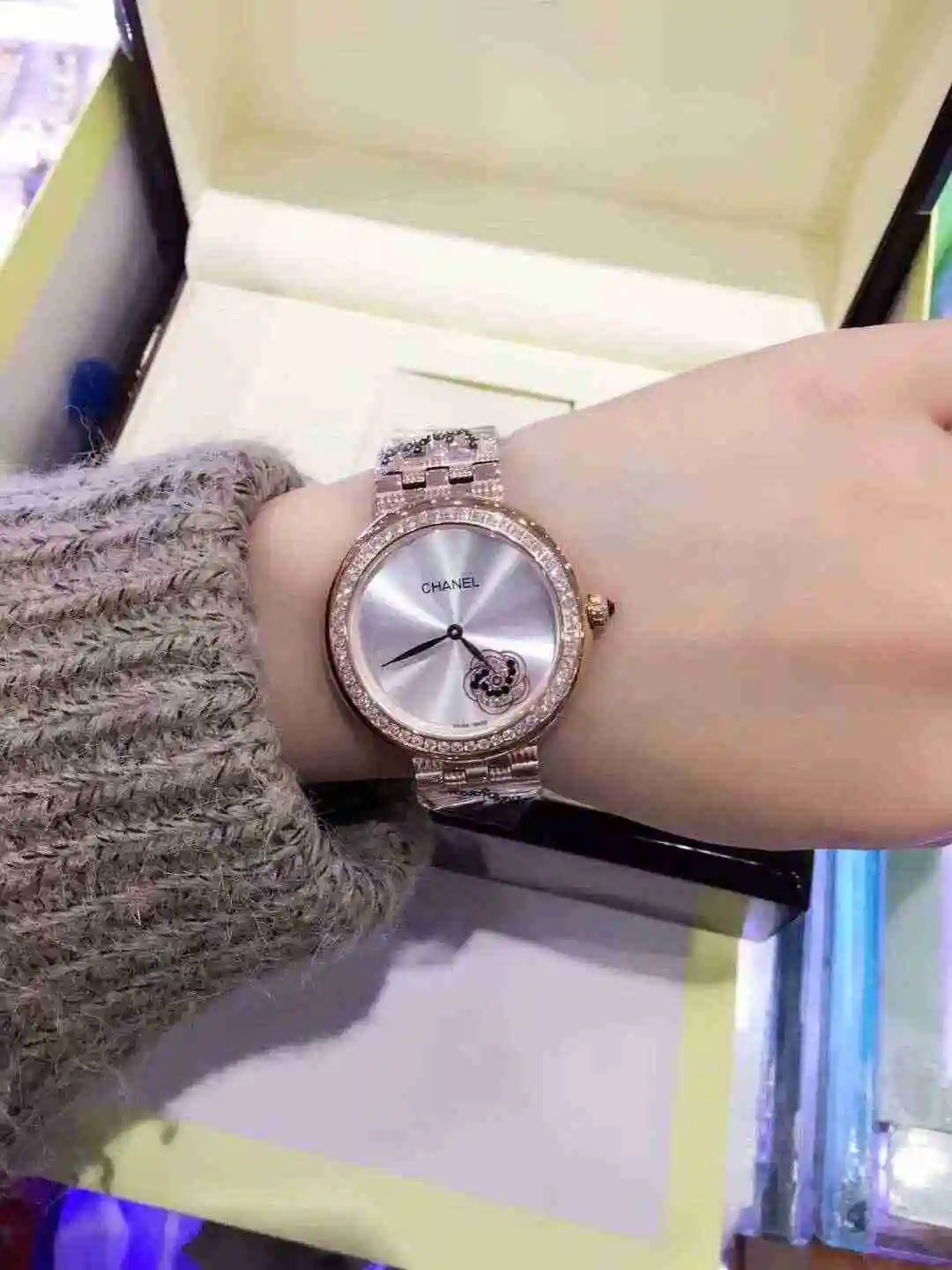 General Watches Chanel Watch Women's Watch Paired with Original Fully Automatic Mechanical Movement Top Grade 316 Precision Steel Case with Mineral Super Strong Mirror Diameter 37mm KK02850 view 8