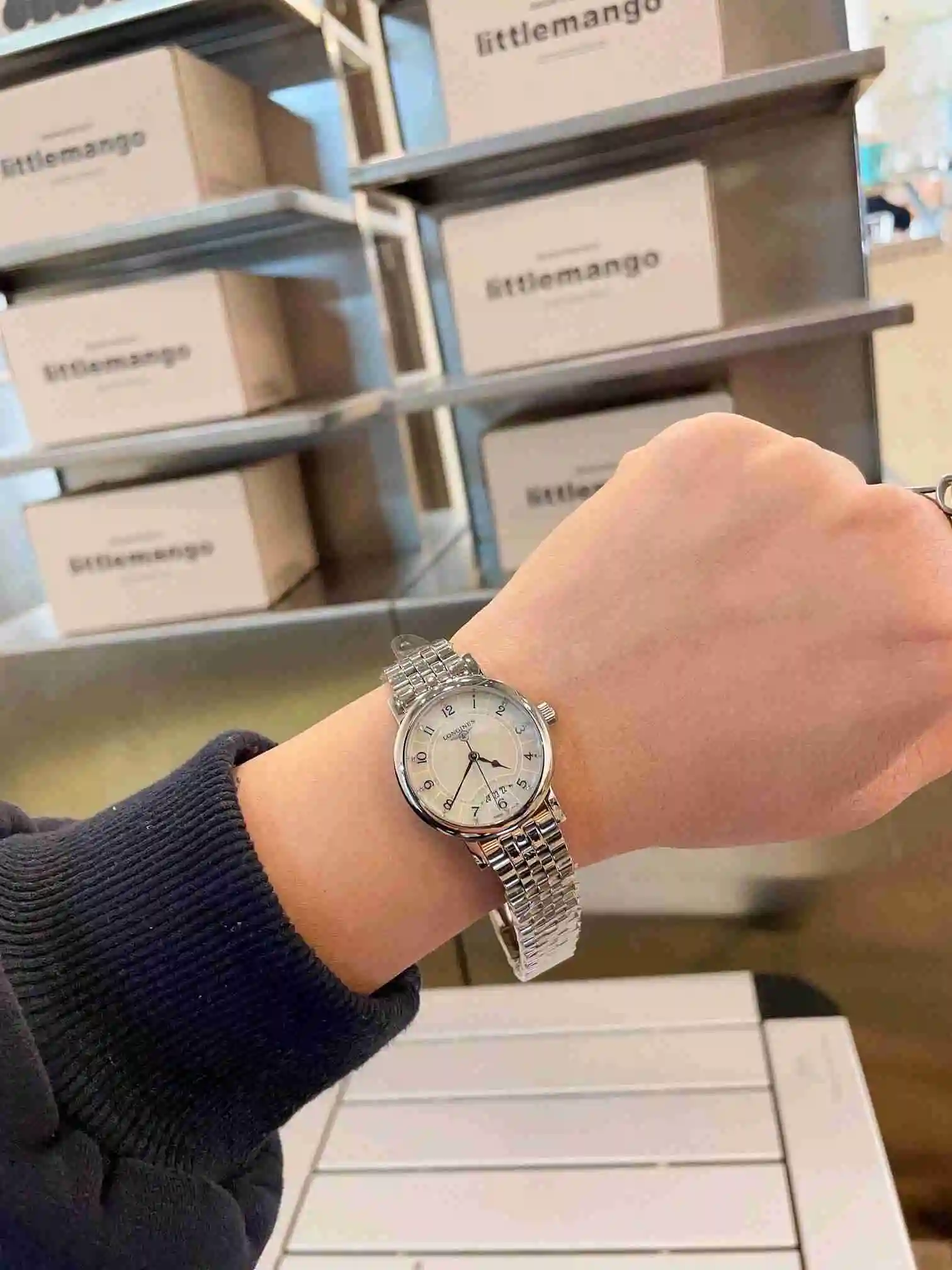 General Watches Longines watch for women with original fully automatic mechanical movement, top grade 316 precision steel case with mineral super strong mirror diameter 32mm KK02750 view 3