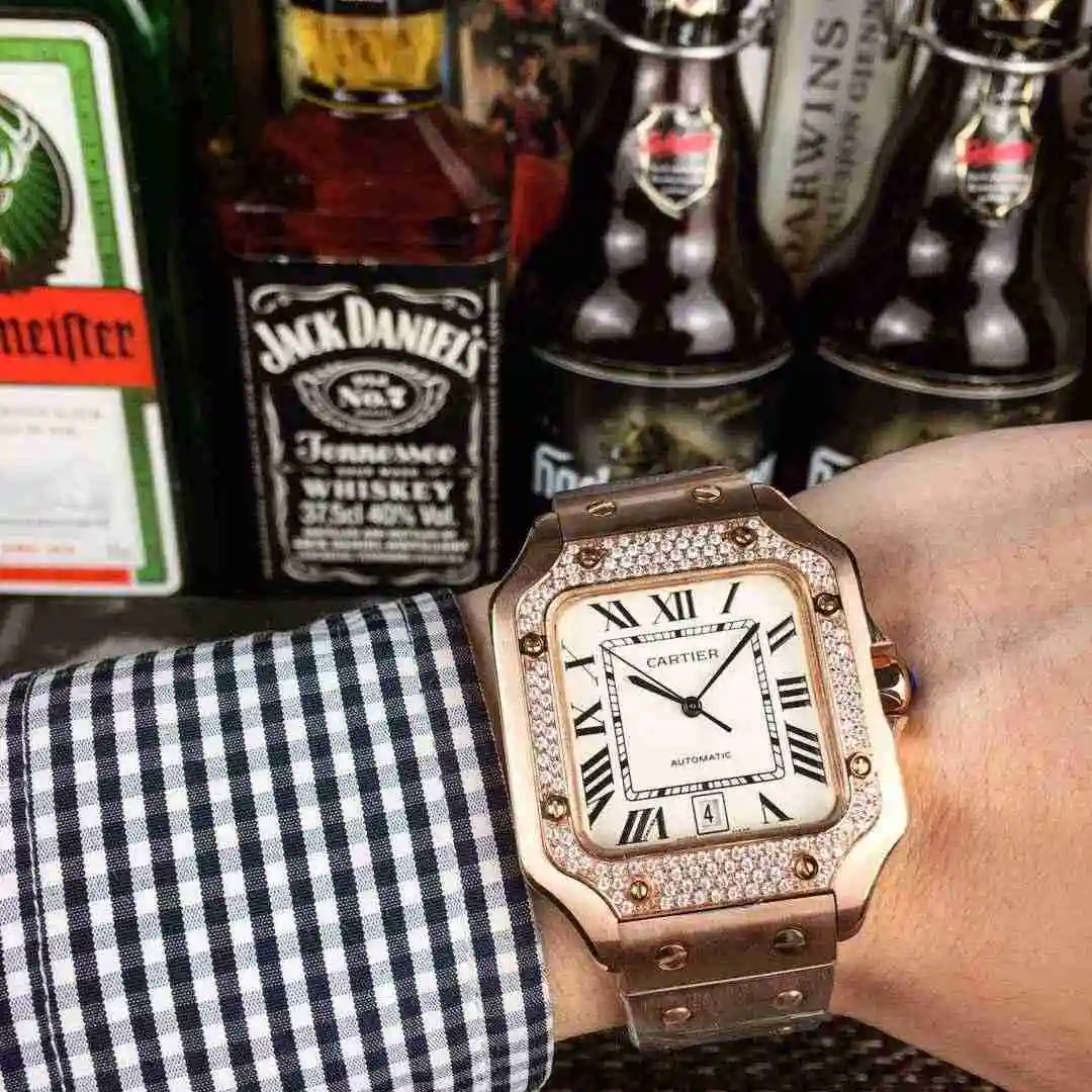 General Watches Cartier White 680 Rose Gold 700 Steel+50 Watch view 5