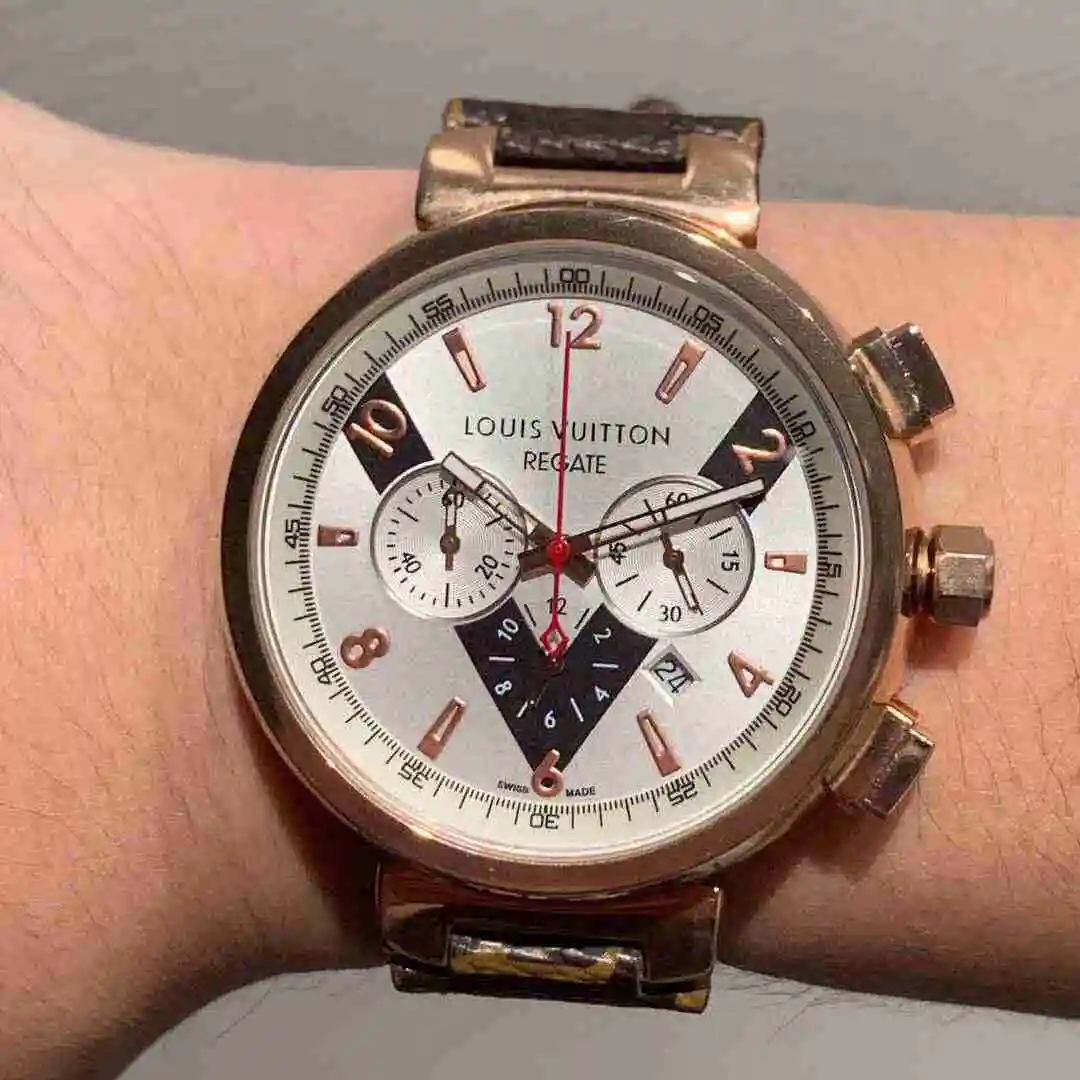 General Watches LV watch for men with original fully automatic mechanical movement, top grade 316 precision steel case with mineral super strong mirror diameter 41mm KK03150 1 view 5