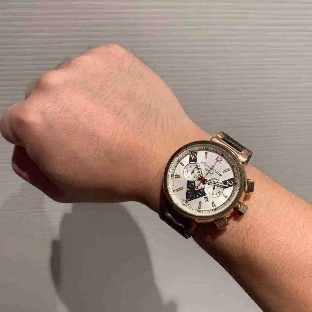 General Watches LV watch for men with original fully automatic mechanical movement, top grade 316 precision steel case with mineral super strong mirror diameter 41mm KK03150 1 view 6