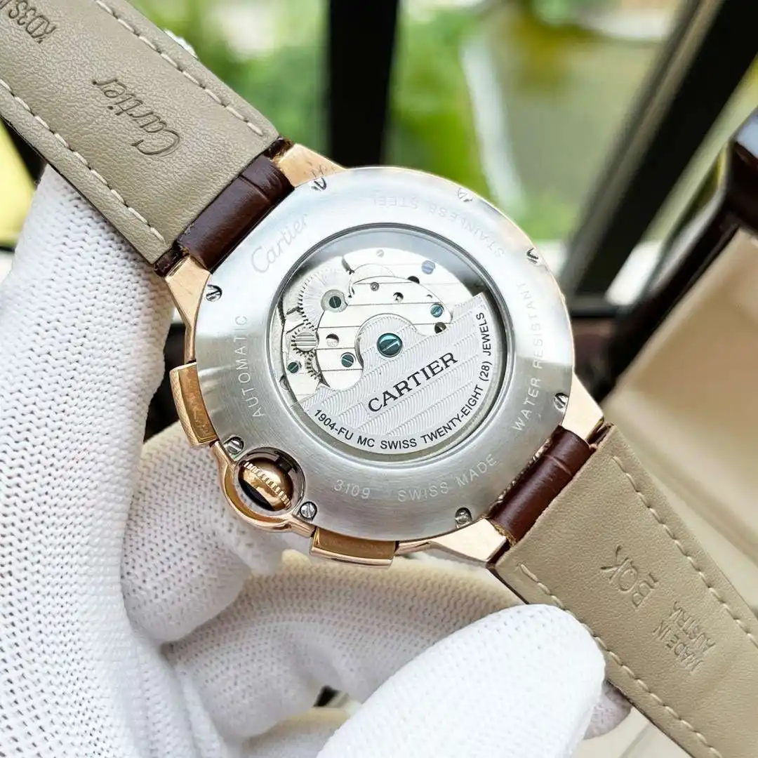 General Watches Watch, men's watch with original fully automatic mechanical movement, top-grade 316 stainless steel case and strap, mineral super mirror, diameter 44mm KK04550 view 3