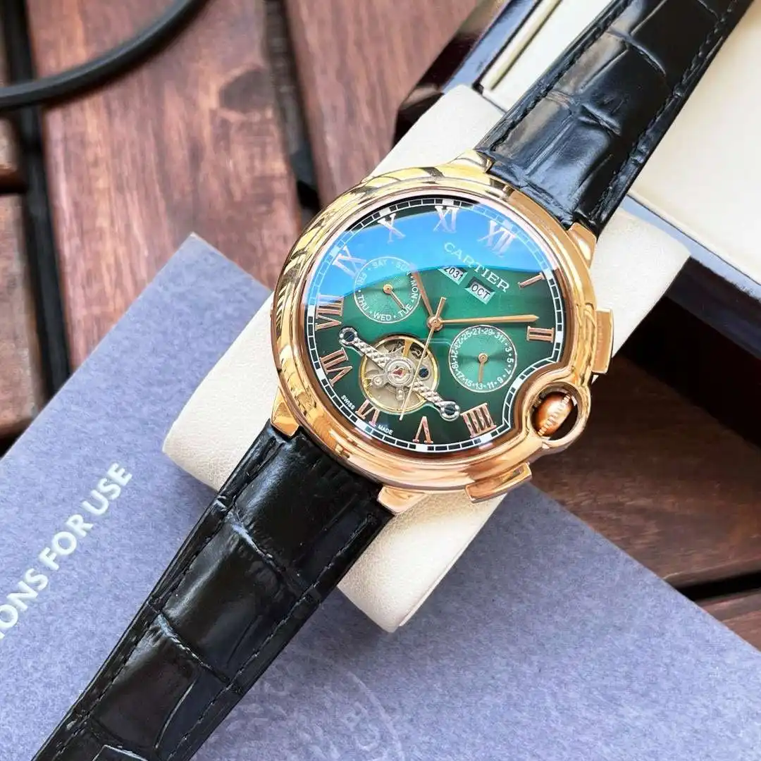 General Watches Watch, men's watch with original fully automatic mechanical movement, top-grade 316 stainless steel case and strap, mineral super mirror, diameter 44mm KK04550 view 5