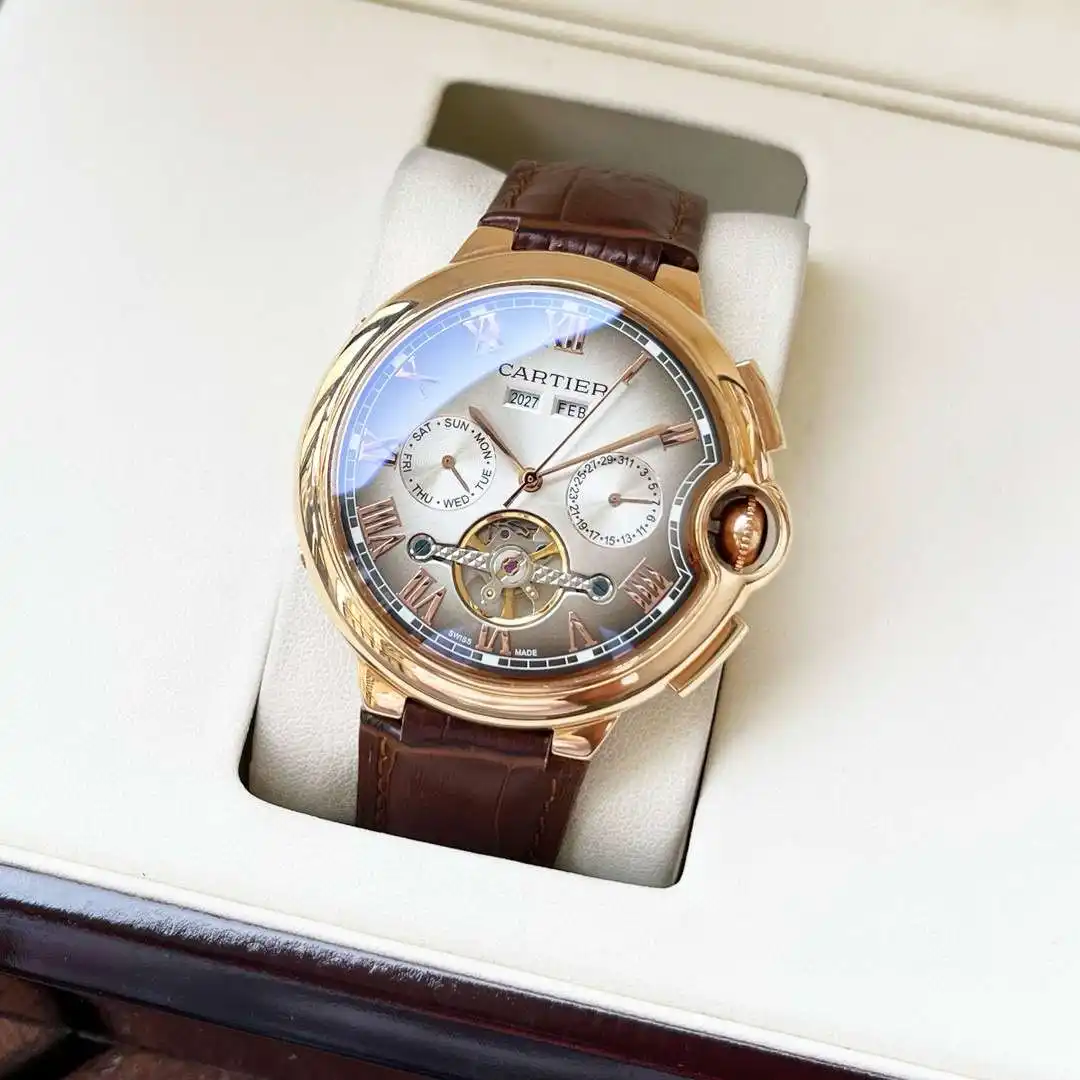 General Watches Watch, men's watch with original fully automatic mechanical movement, top-grade 316 stainless steel case and strap, mineral super mirror, diameter 44mm KK04550 view 9
