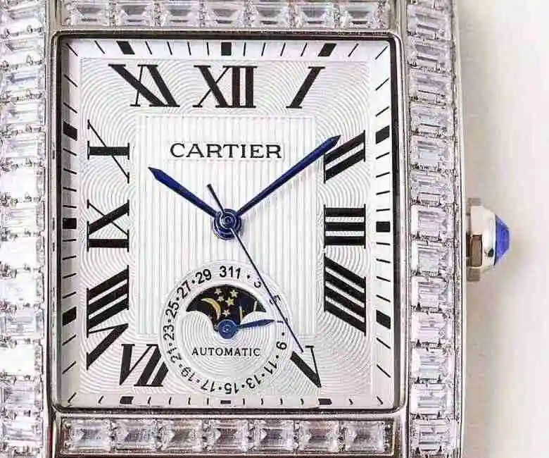 General Watches Cartier White 1300 Golden Rose 1350 Watch view 7