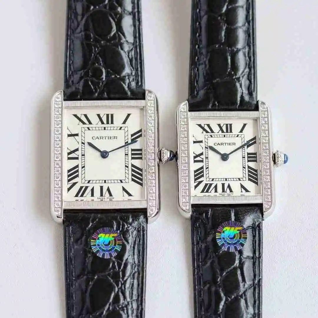 Cartier 3WF Car tier Tank Watch view 3