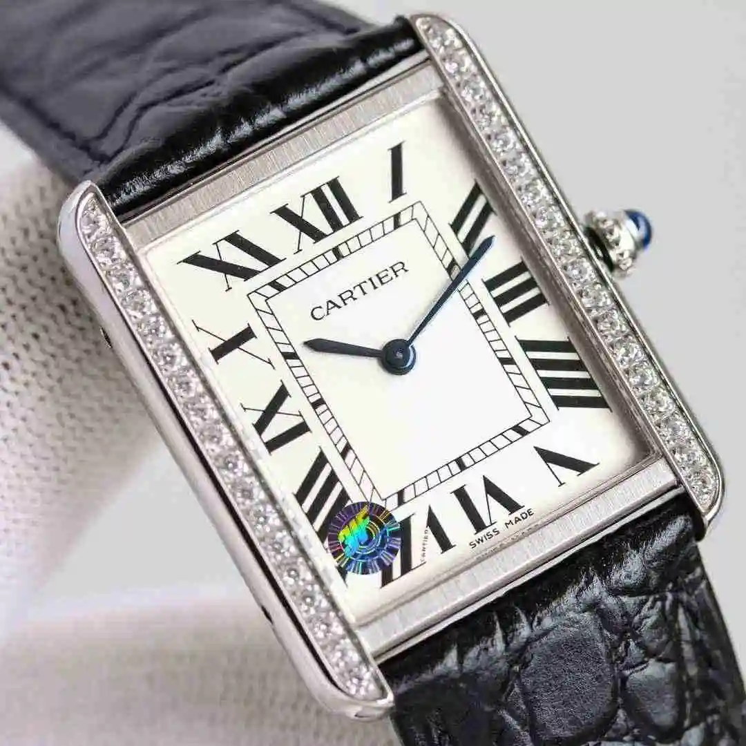 Cartier 3WF Car tier Tank Watch view 4
