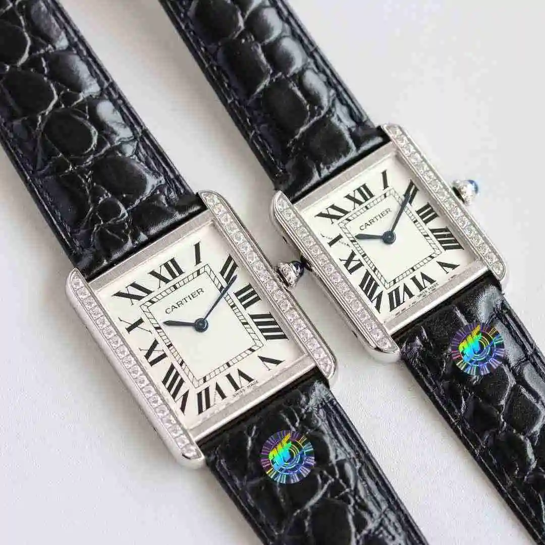 Cartier 3WF Car tier Tank Watch view 5