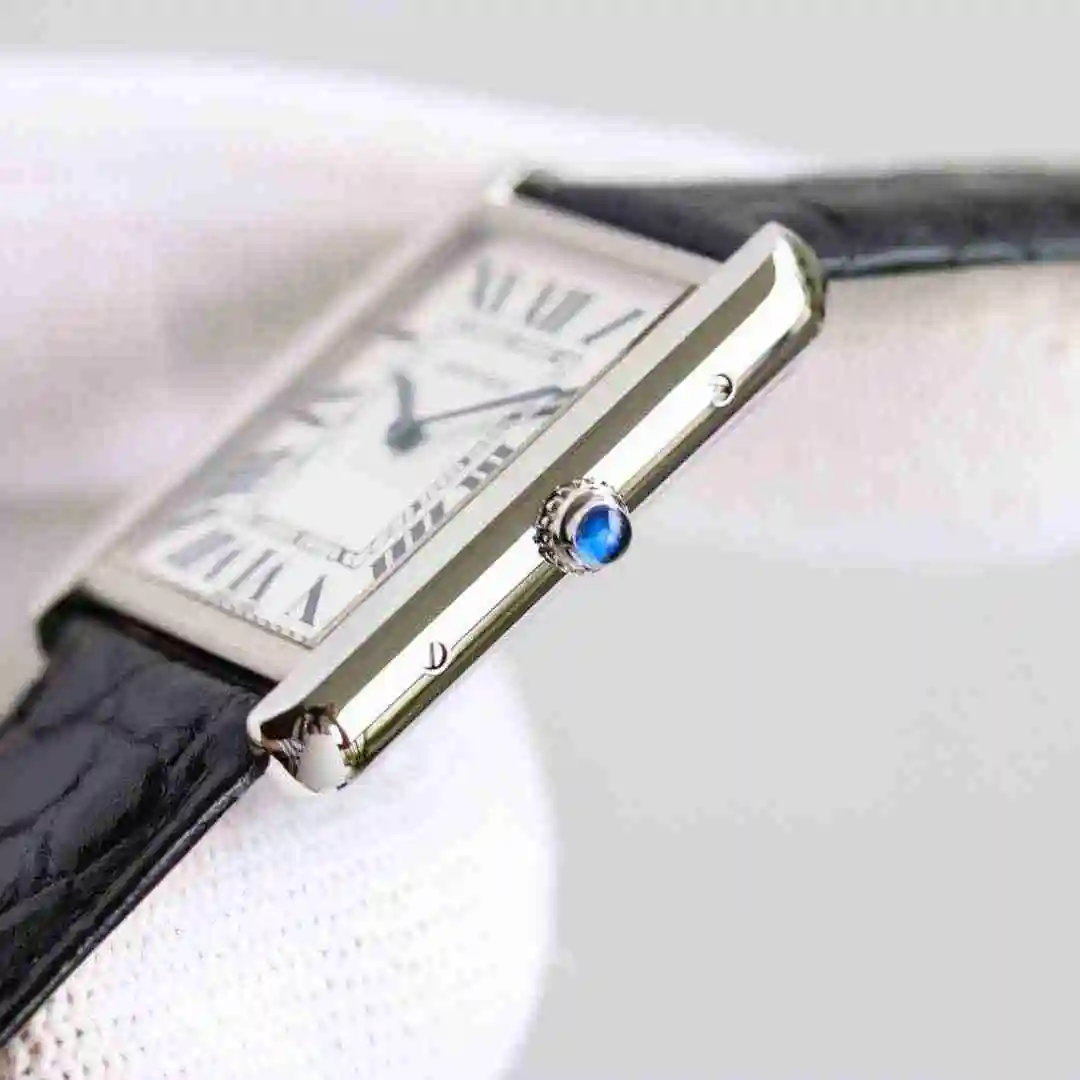 Cartier 3WF Car tier Tank Watch view 6