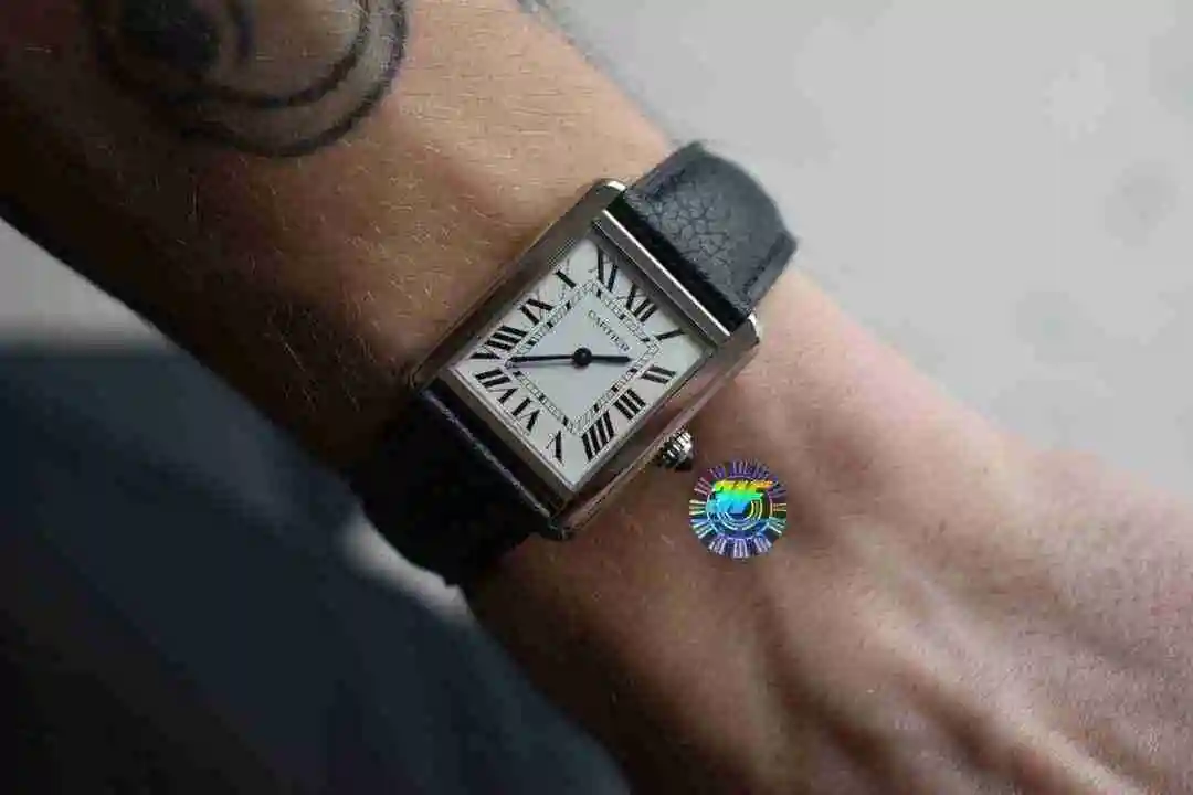 Cartier 3WF Car tier Tank Watch view 7