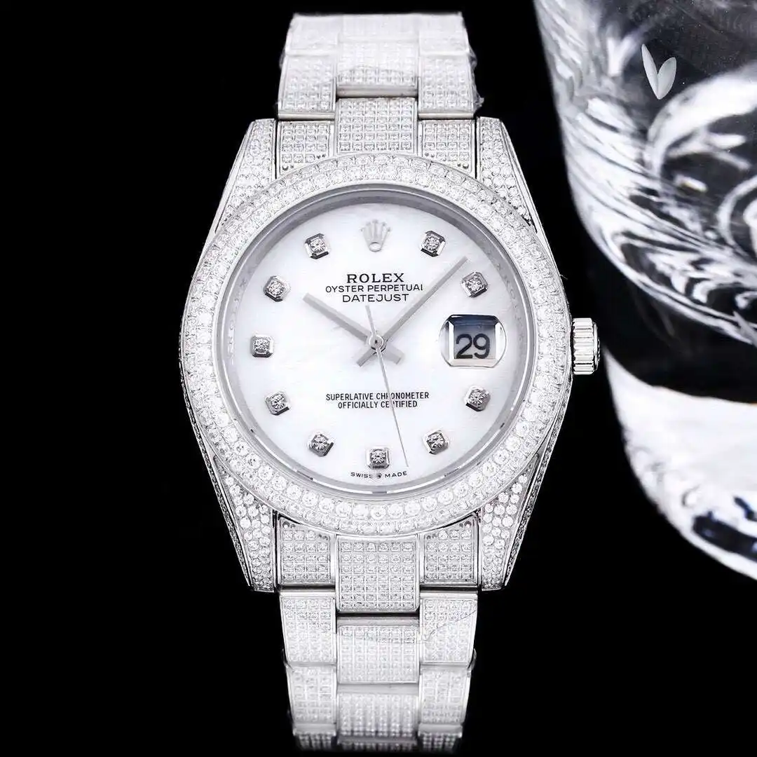 General Watches Rolex watches men's watch with original fully automatic mechanical movement top 316 stainless steel case strap mineral super mirror diameter 41mm KK09800 3 view 8