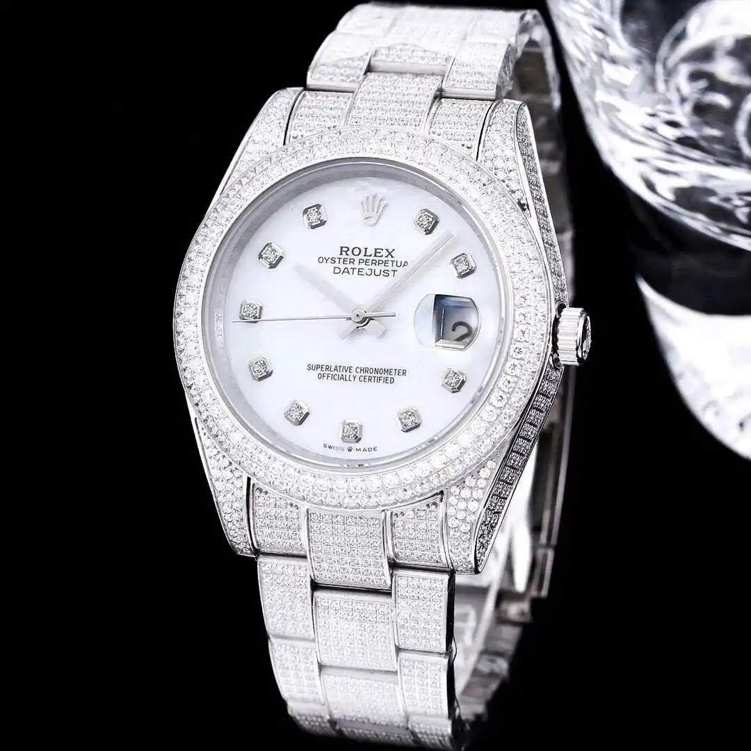 General Watches Rolex watches men's watch with original fully automatic mechanical movement top 316 stainless steel case strap mineral super mirror diameter 41mm KK09800 3 view 9