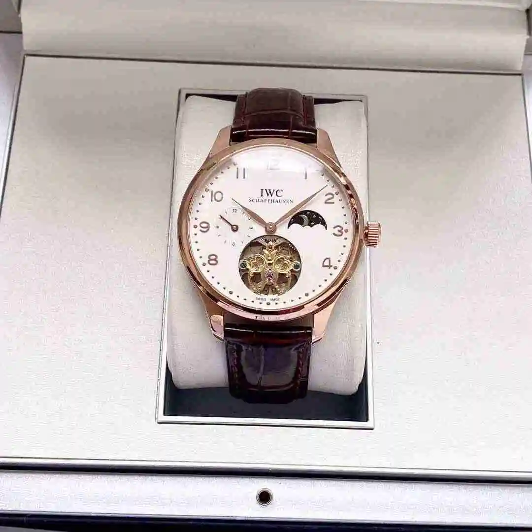 General Watches IWC Wanguo Watch Men's Watch Paired with Original Fully Automatic Mechanical Movement Top Grade 316 Precision Steel Case with Mineral Super Strong Mirror Diameter 42mm KK05 1 view 6