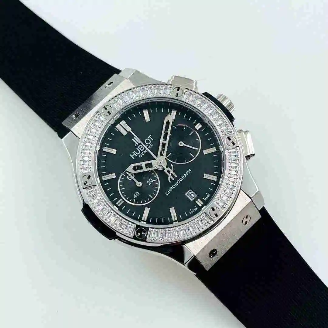 General Watches HUBLOT UBO Watch Men's Watch Paired with Original Fully Automatic Mechanical Movement Top Grade 316 Precision Steel Case with Mineral Super Strong Mirror Diameter 38mm KK04050 view 9