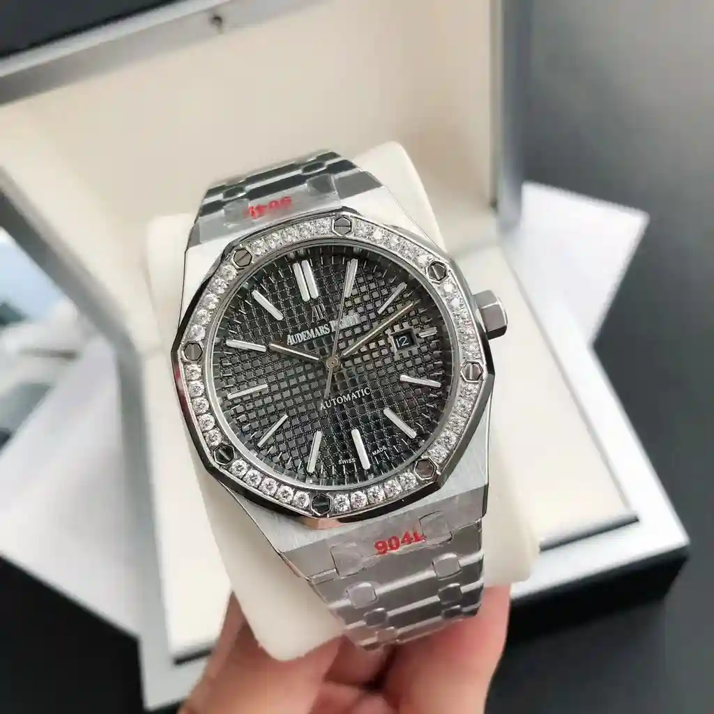 General Watches Audemars Piguet Advanced customized version of the new AP men's watch, using fully automatic mechanical movement, top-grade 316 stainless steel case and strap, mineral super mirror, diameter 41mm DMA8806950 view 9