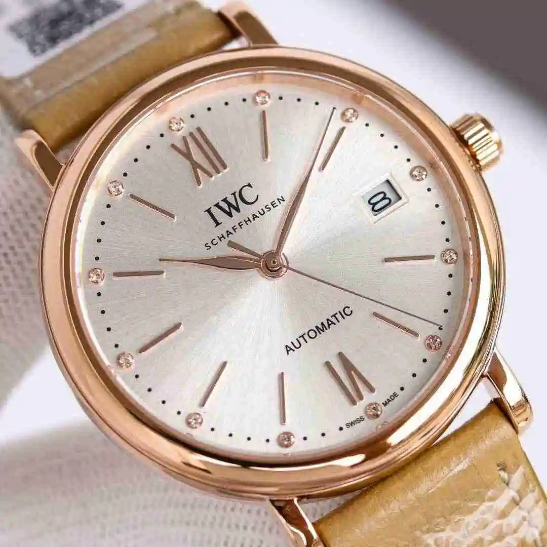 General Watches IWC Wanguo Watch Women's Watch Paired with Original Fully Automatic Mechanical Movement Top Grade 316 Precision Steel Case with Mineral Super Strong Mirror Diameter 37mm kk09800 3 view 5